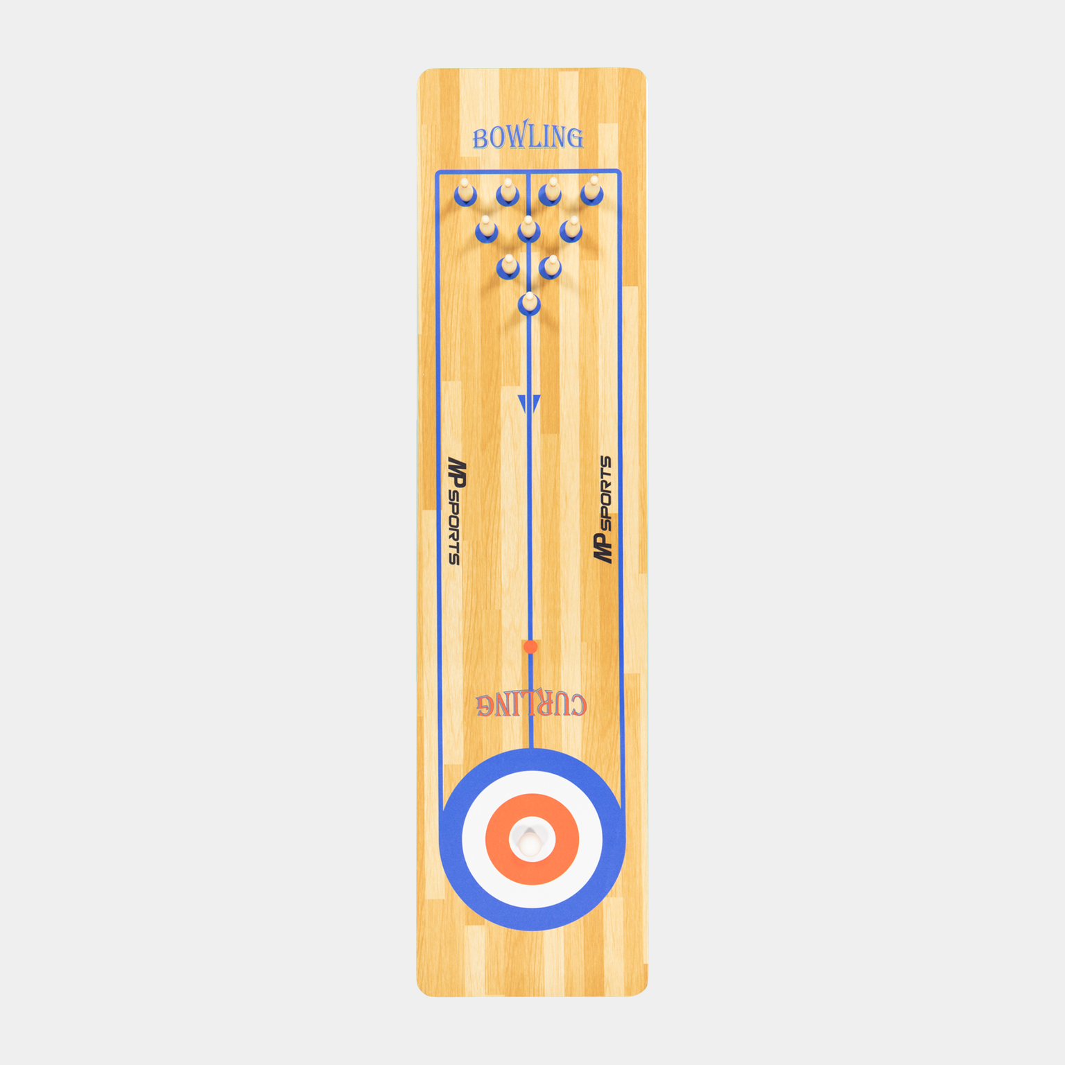  Multifunkcionális 3 az 1-ben asztal shuffleboarddal, curlinggel és bowlinggal - fehér