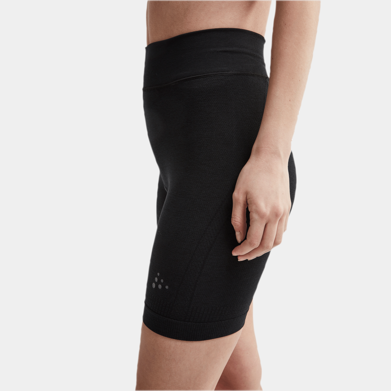 Core Fuseknit Bike Boxer W 25, sykkelshorts, dame - Svart