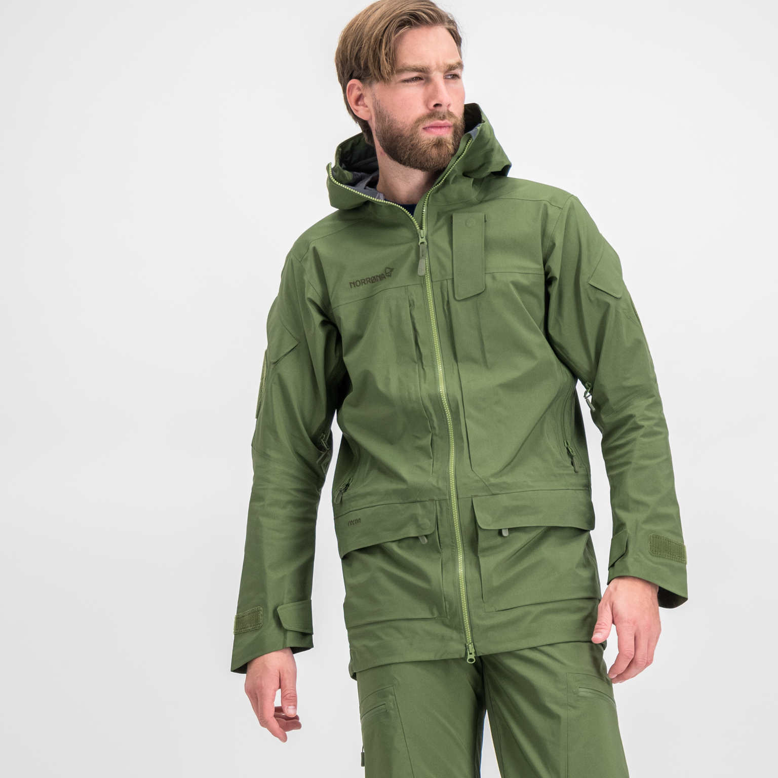  Veste de chasse unisexe Recon Gore-Tex Pro 18 – Verte