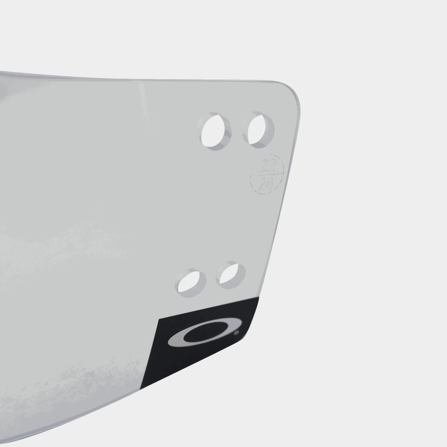  Visière Euro transparente certifiée hockey-23/24, visière pour casques de hockey -
