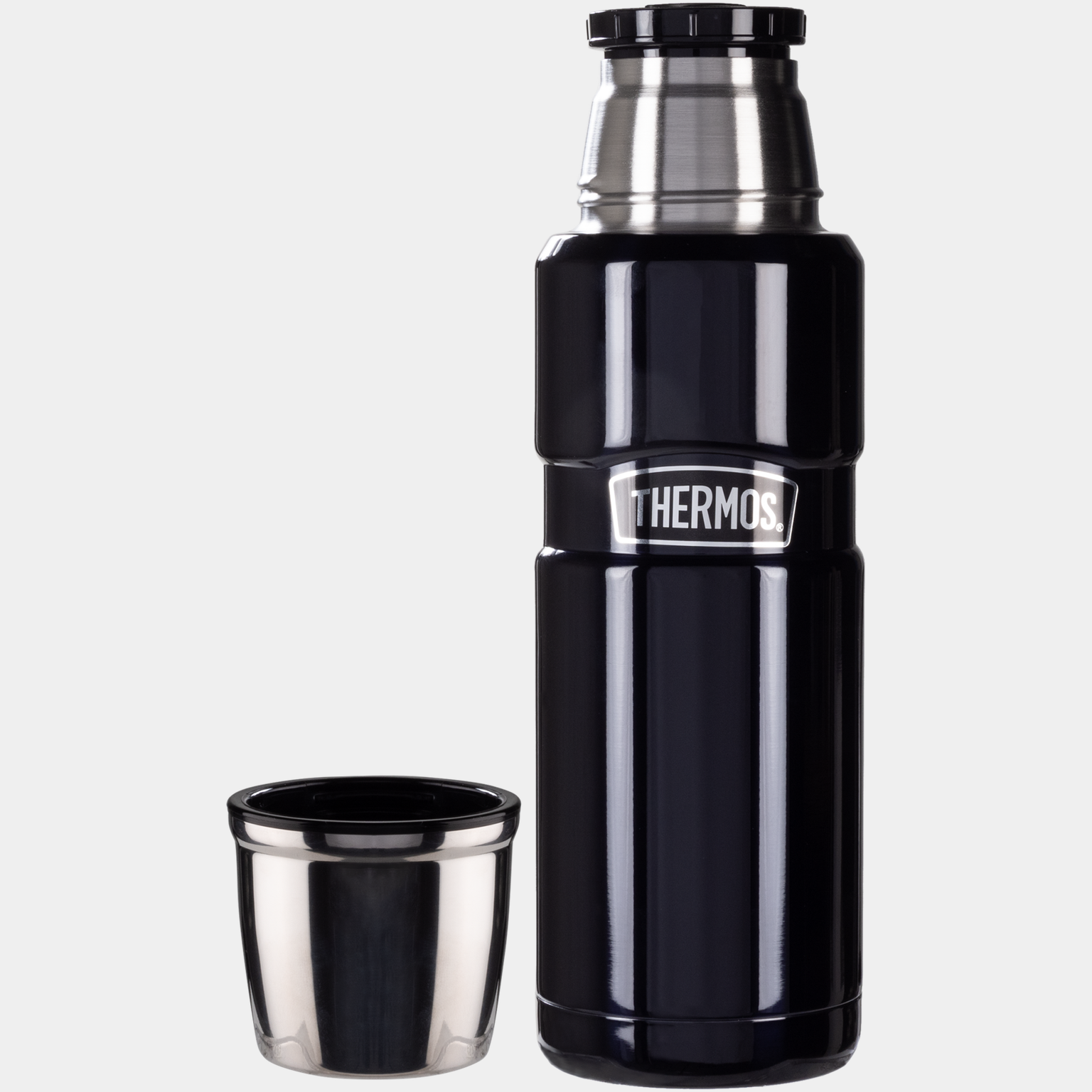 King Vacuum Flask 470 Ml Dark Blue, termos - Blå