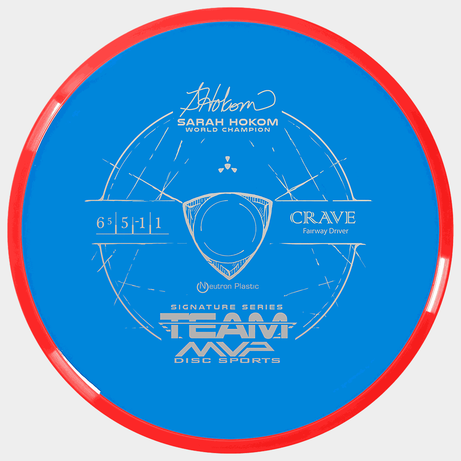 Disco Crave Neutron Driver (170-175 - diverse kleuren, Driver, Disc Golf - veelkleurig)