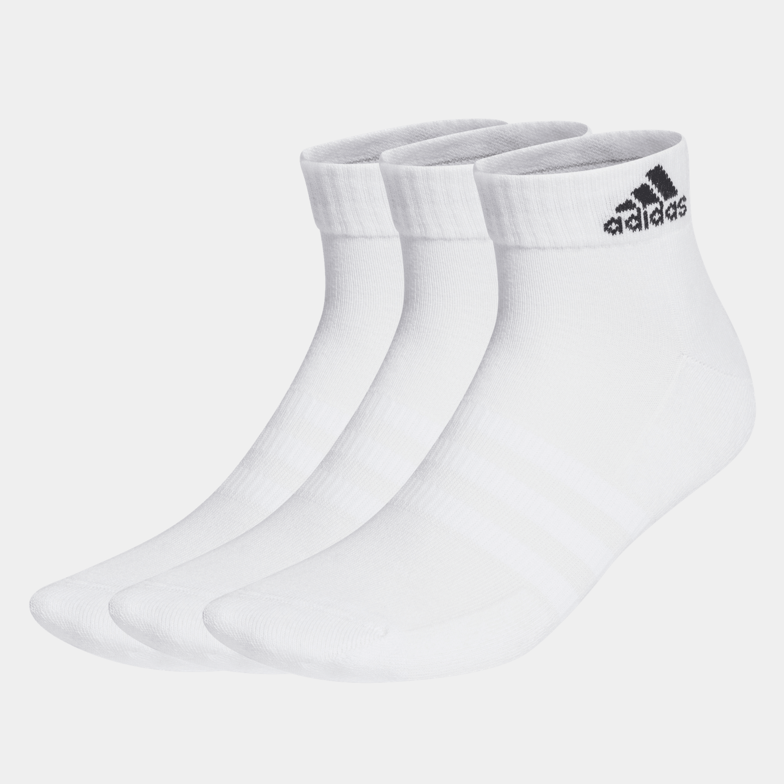  3 pares de meias esportivas unissex com palmilhas