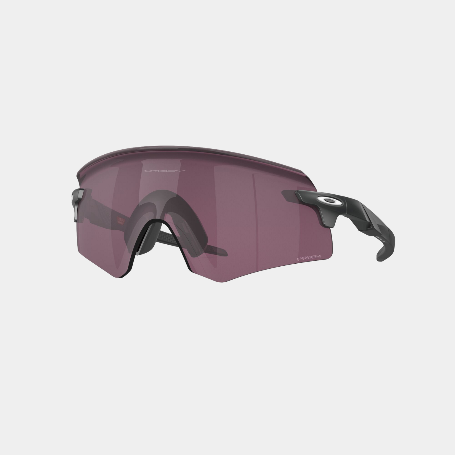 Encoder Matte Carbon Prizm Road Black, multisportbriller unisex - Grå
