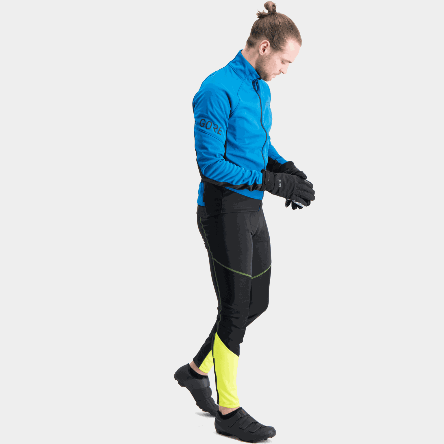 Gants de cyclisme C5 GORE-TEX Thermo, pour homme – Noir