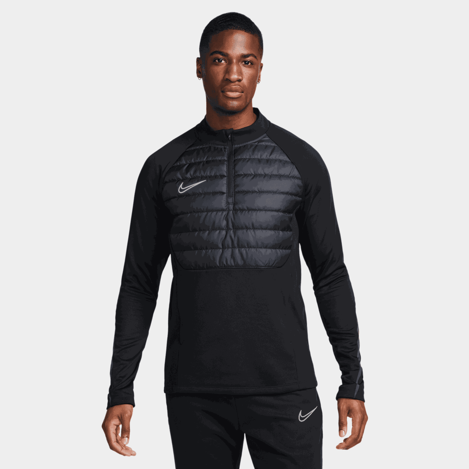  Maglia da allenamento invernale da uomo Therma-FIT Academy Drill Top - Nera