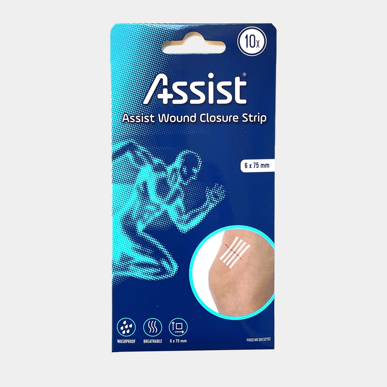 Assist Wound Closure Strips 6 mm*7,5 mm , strips -