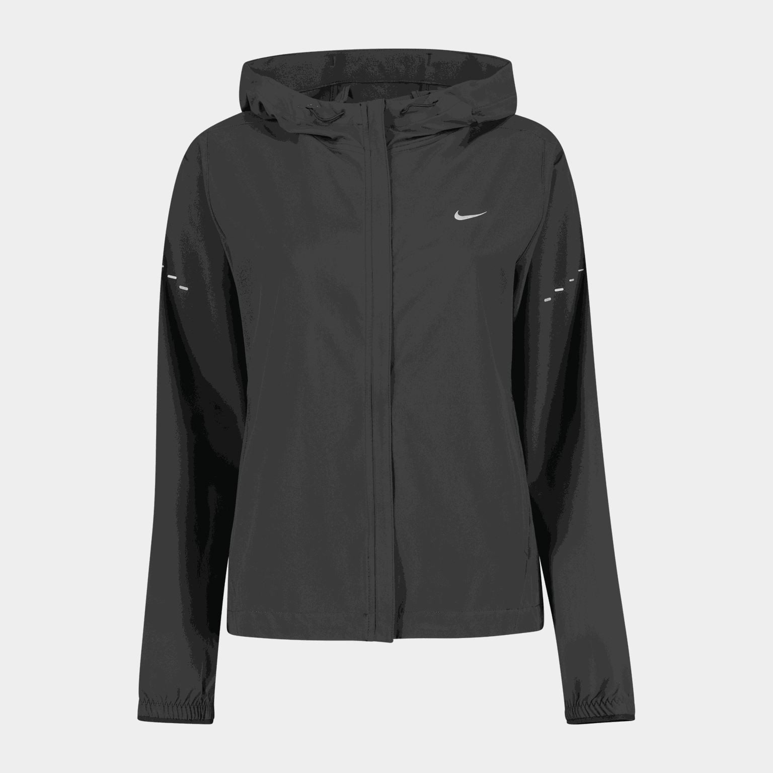 Jaqueta de corrida feminina dobrável Swift Repel - Preta