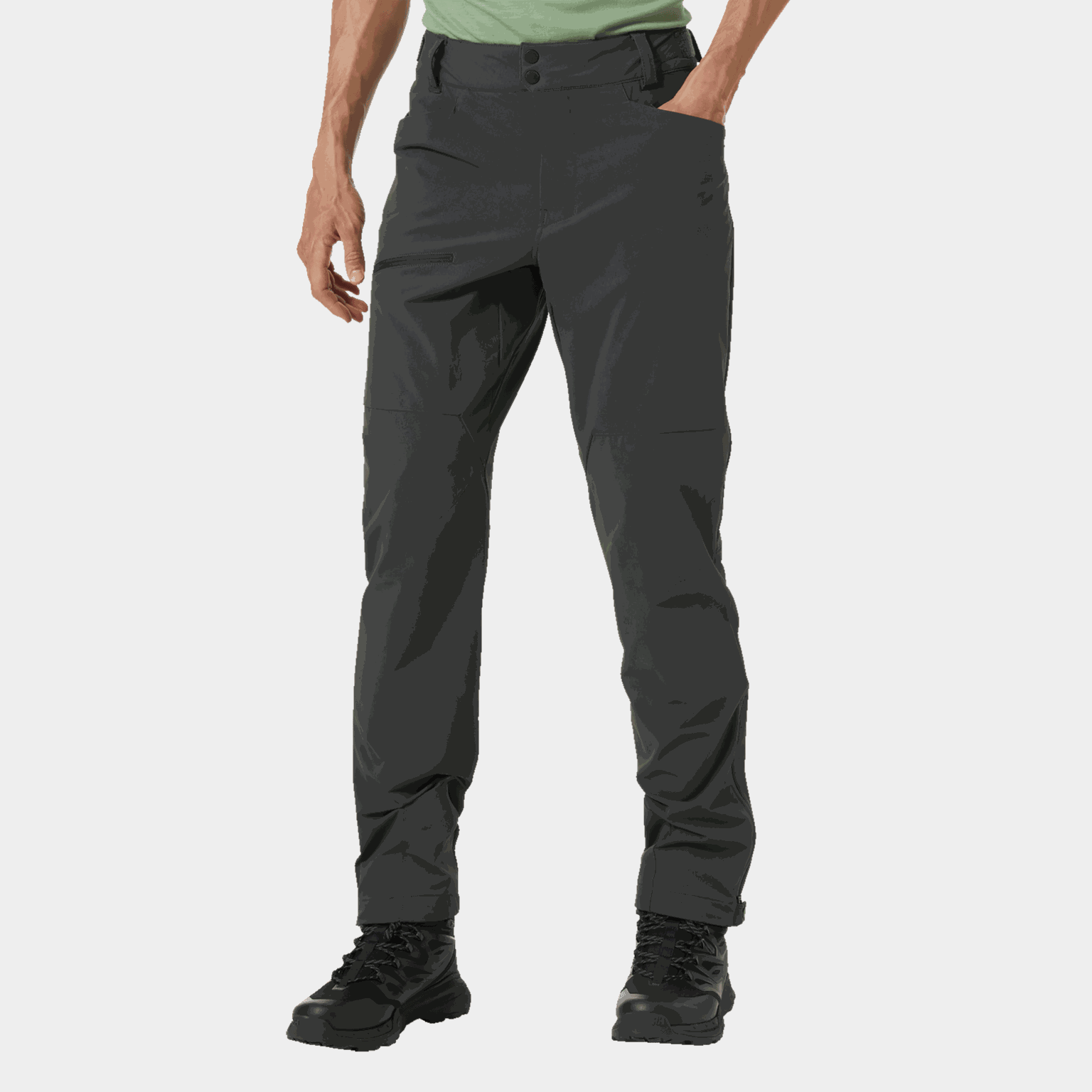 Blaze Softshell Pant, softshellbukse, herre - Grå