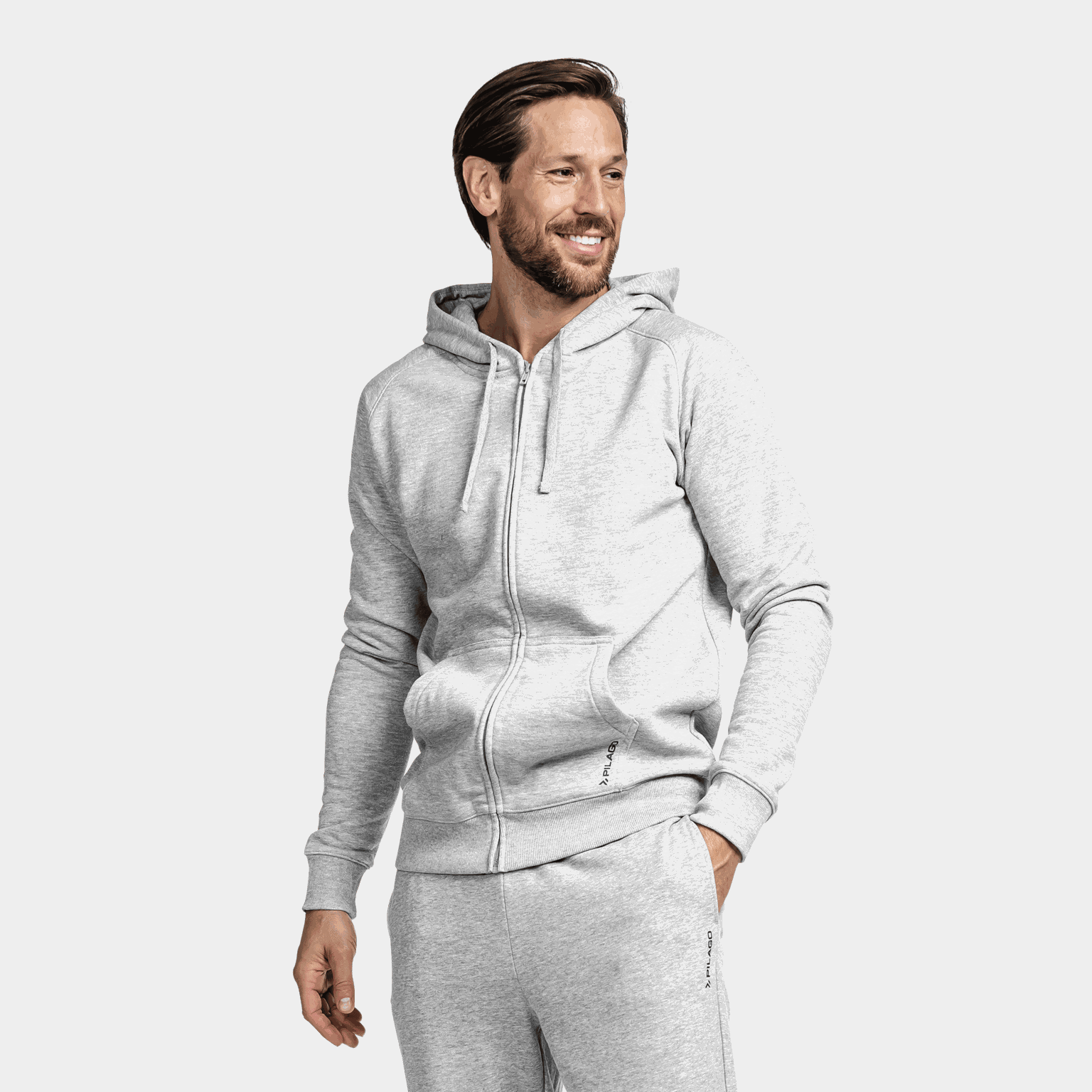  Veste à capuche zippée Essential, pour homme