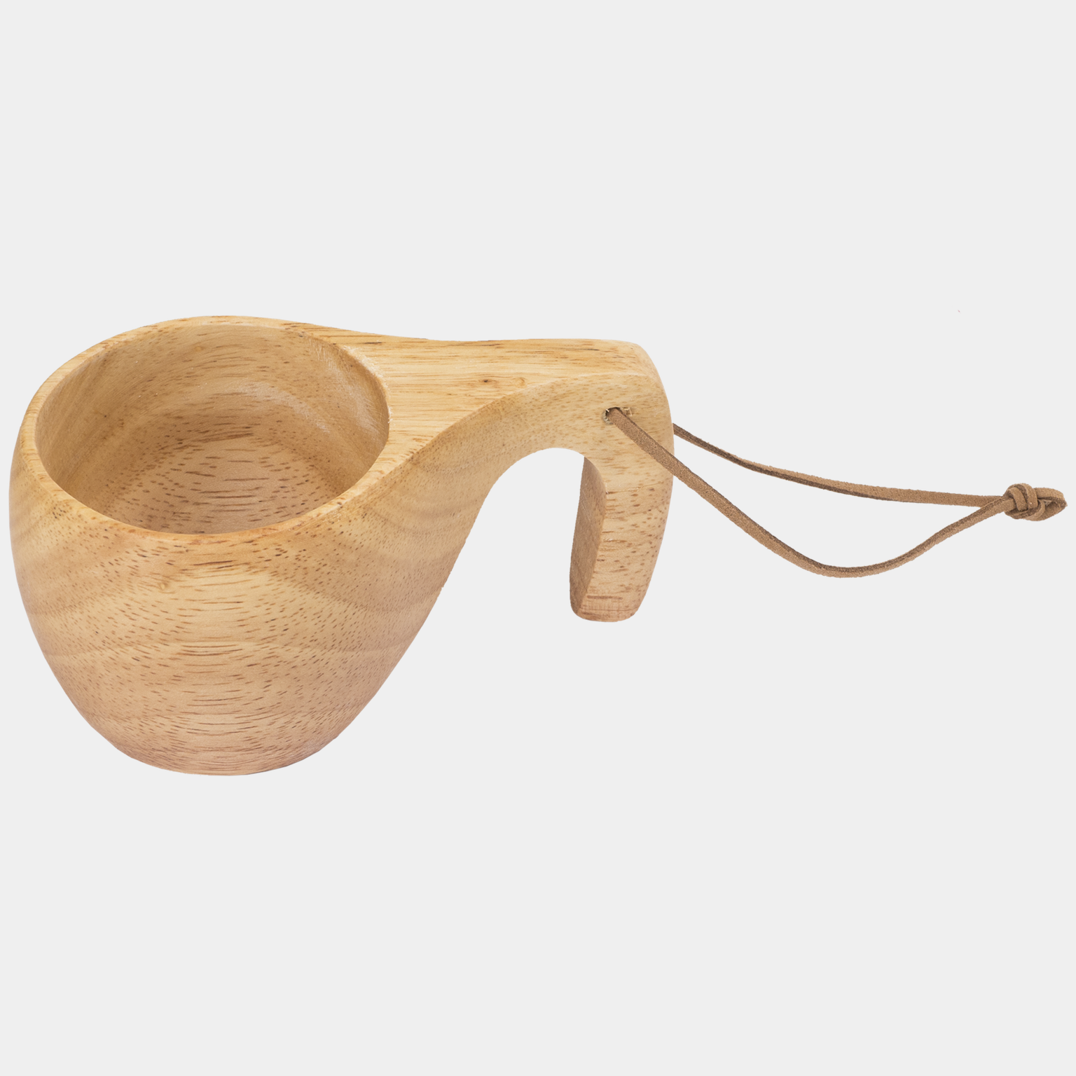 Houten mok, houten kan, kinderformaat - bruin