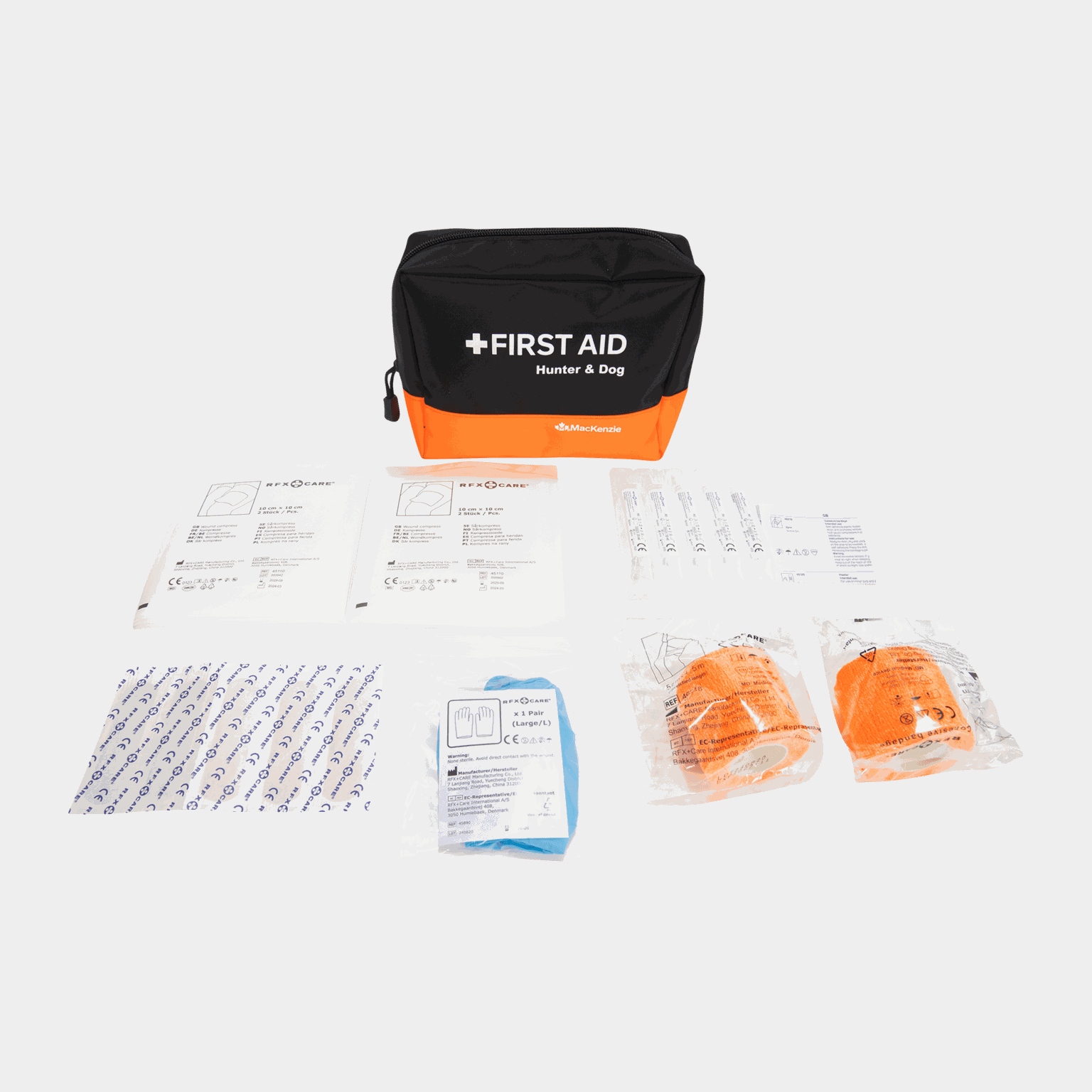  Första hjälpen-kit för jägare och hundar, orange