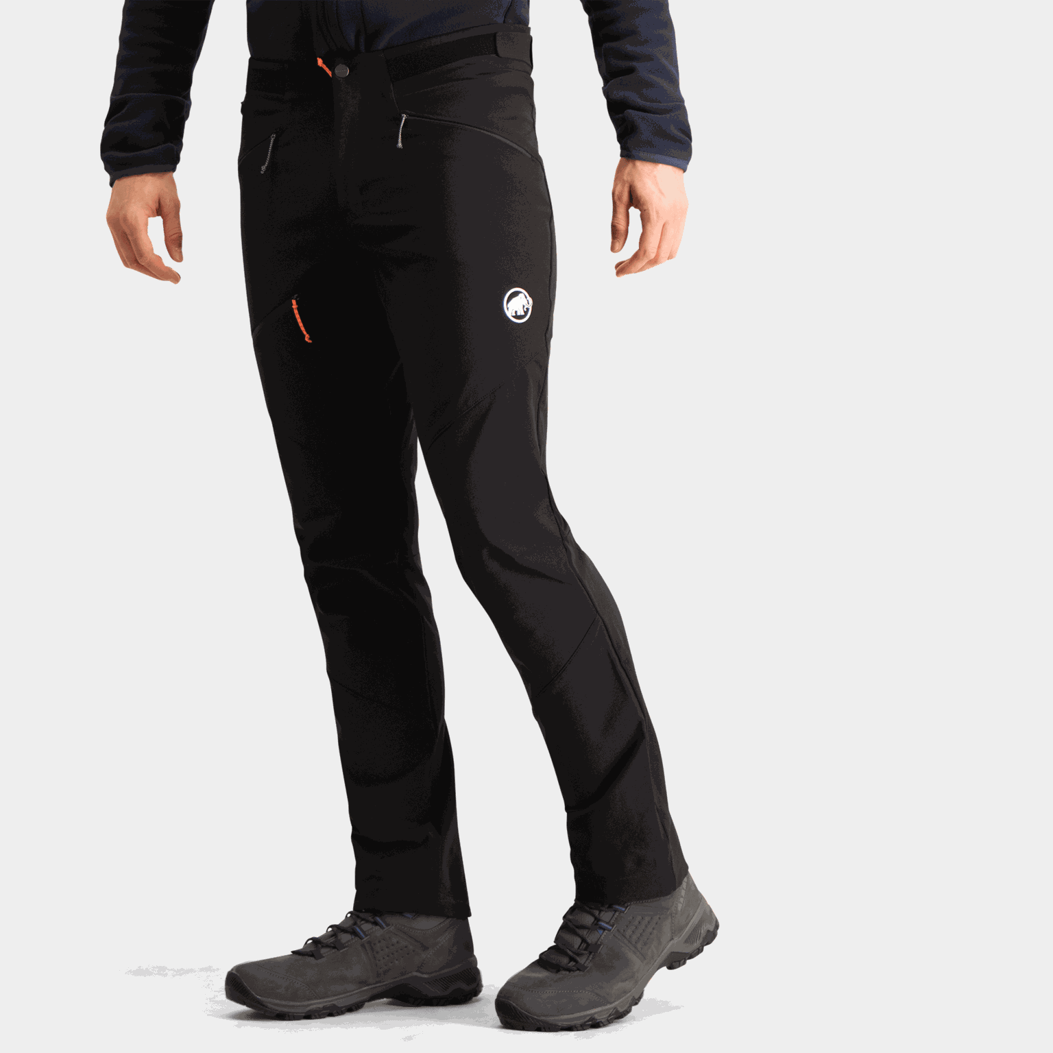 Spodnie Taiss SO, spodnie softshell – czarne