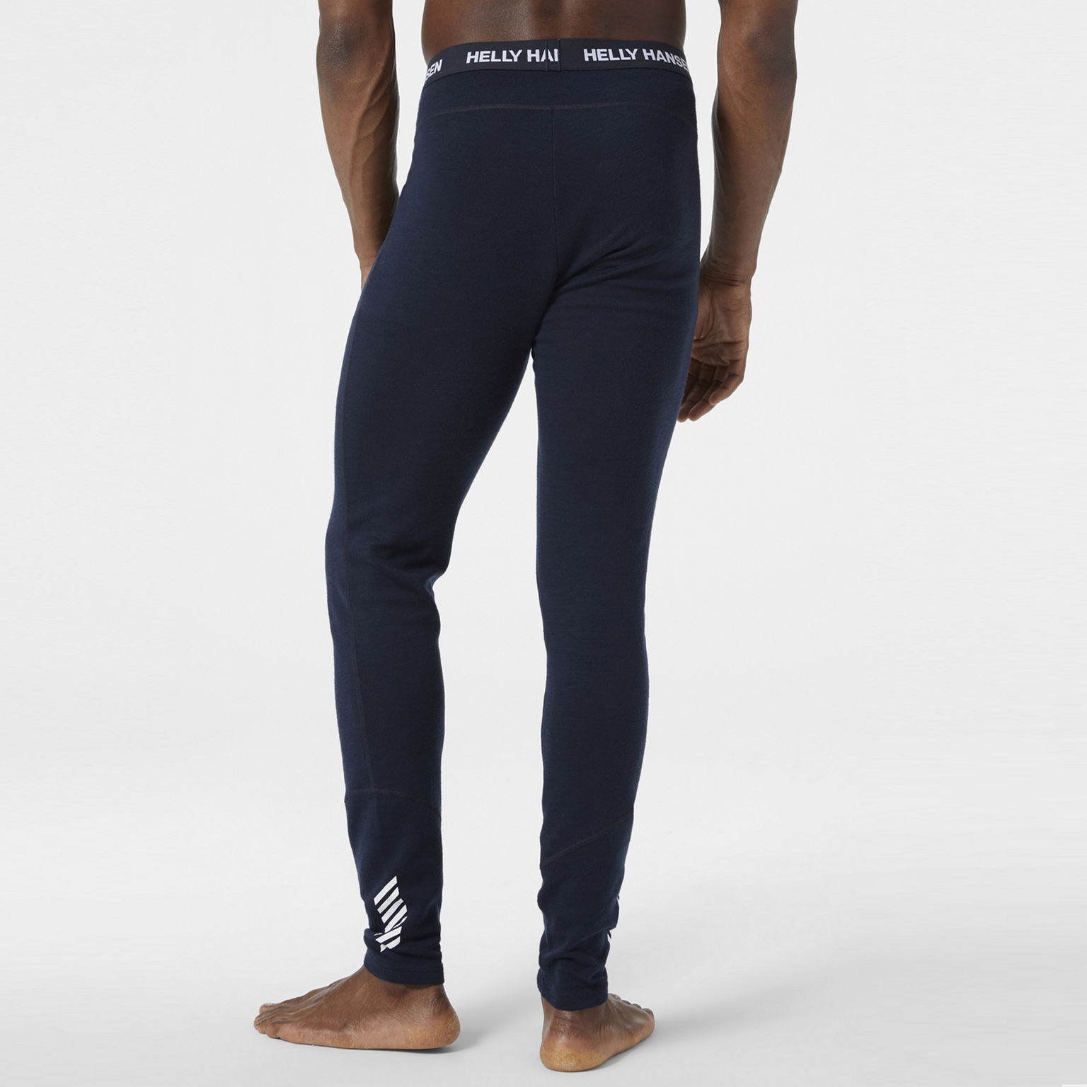 Lifa Herenbroek van middelzware merinowol - Donkerblauw