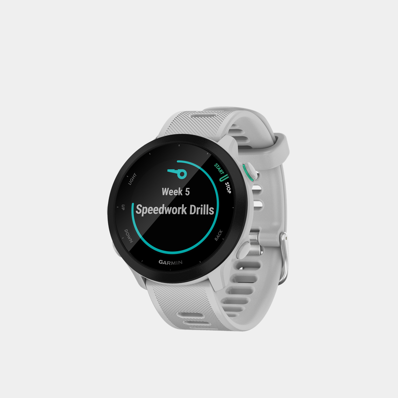 Forerunner 55, GPS-løpeklokke - Hvit