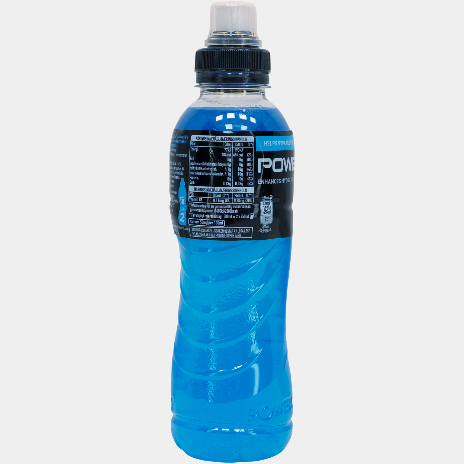 Powerade 0,5 litros, bebida energética