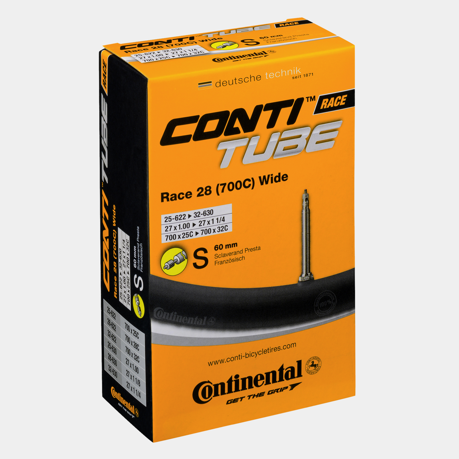  Câmara de ar Conti Race Wide 622-25/32 60 mm -