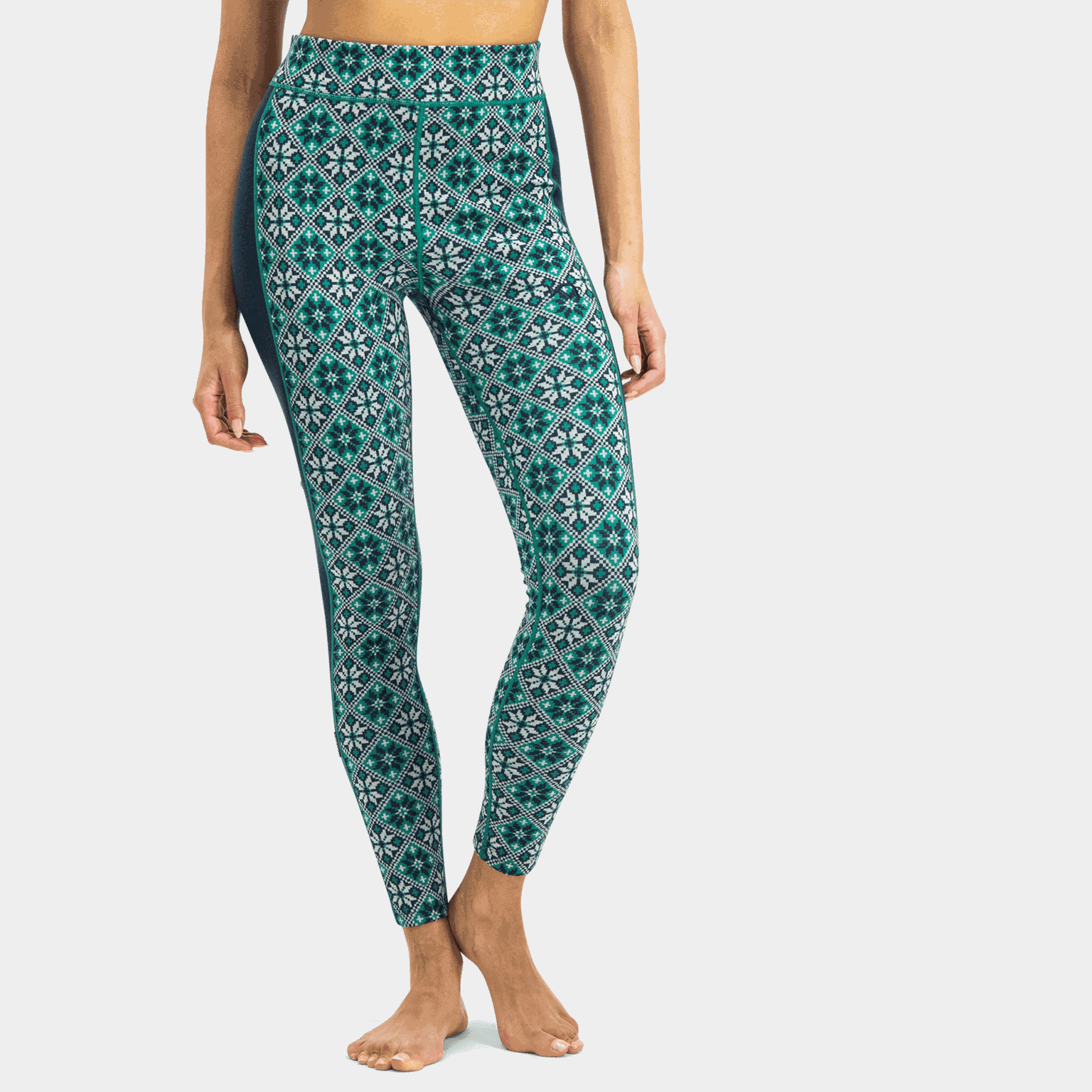 Rose High Waist Pant, ullongs, dame - Grønn