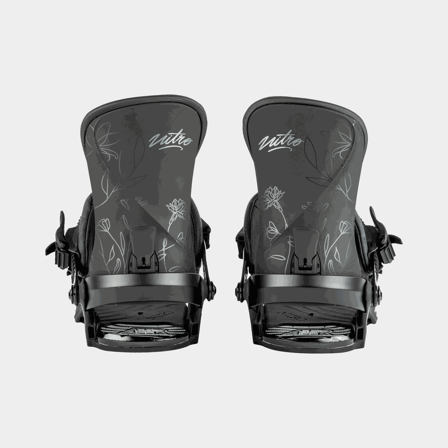 Fixation de snowboard W Ivy 24/25, fixation de snowboard femme - noire