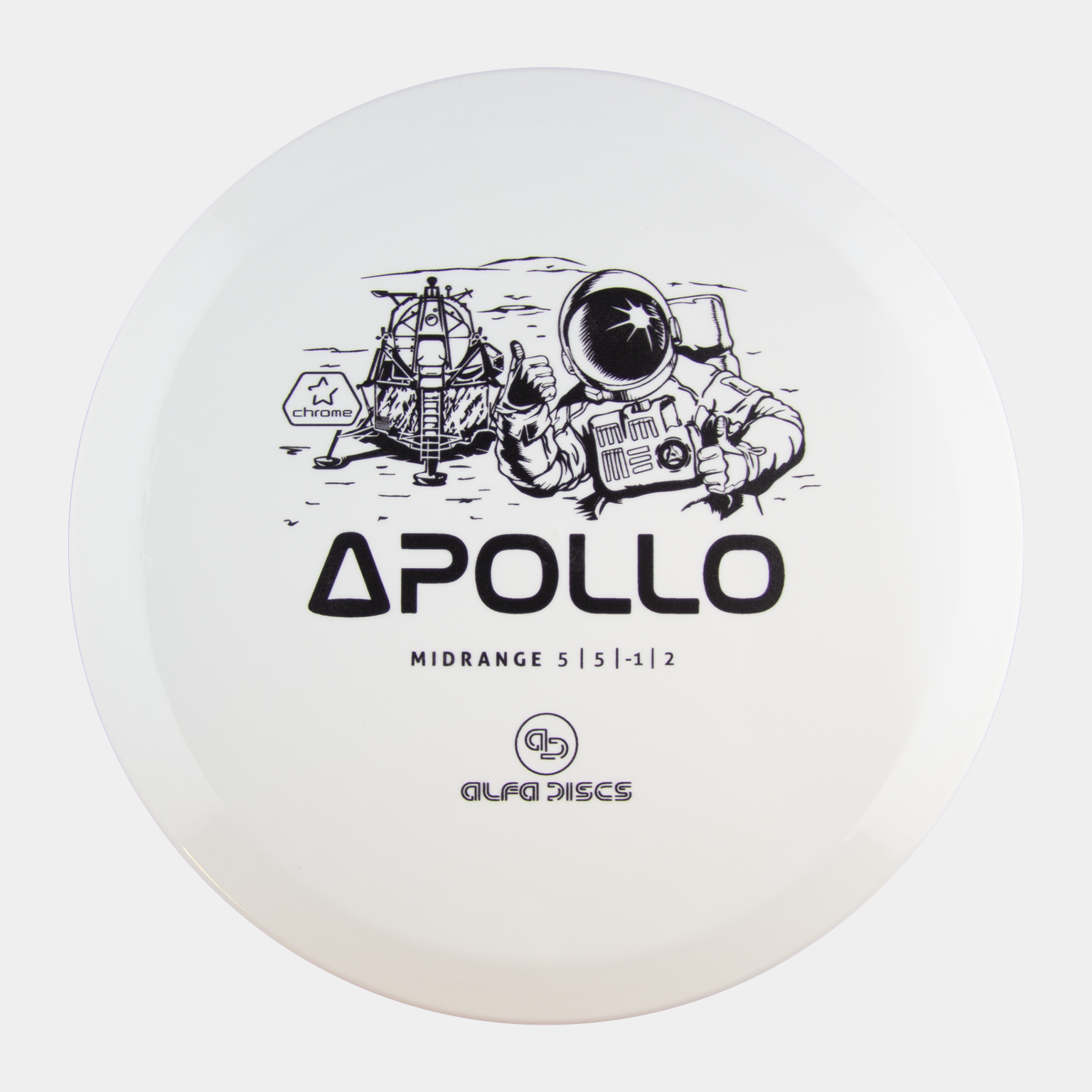  Chrome Line Apollo Midrange golfdisc, 173-180 g.