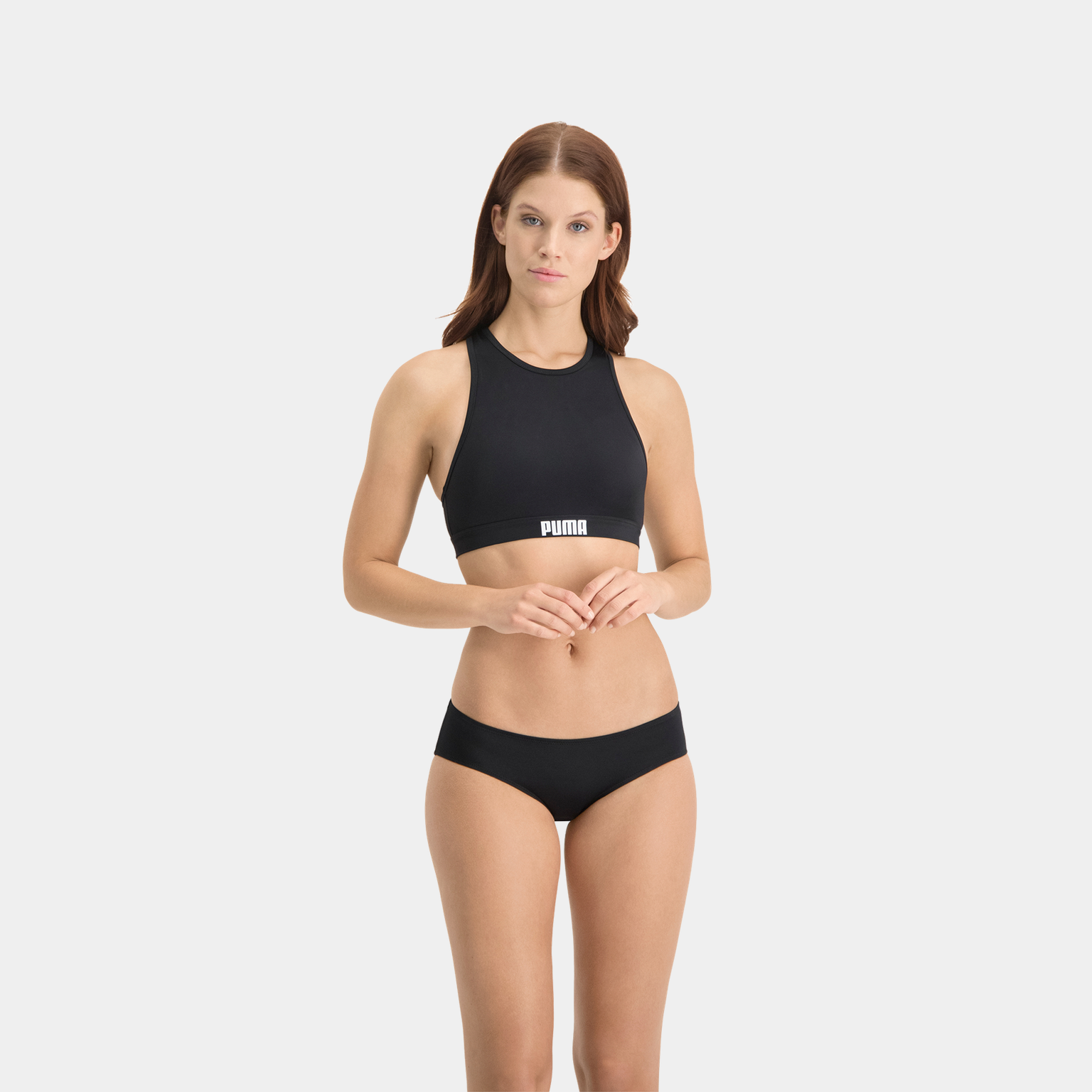  Hipster, hipster vrouwen in bikini - zwart