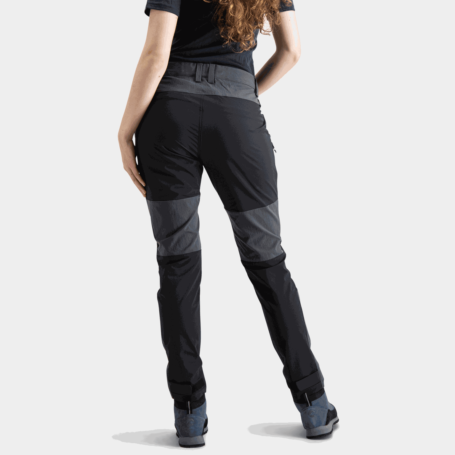 Spodnie typu slim-fit z cyrkonii, spodnie typu softshell, spodnie trekkingowe, damskie