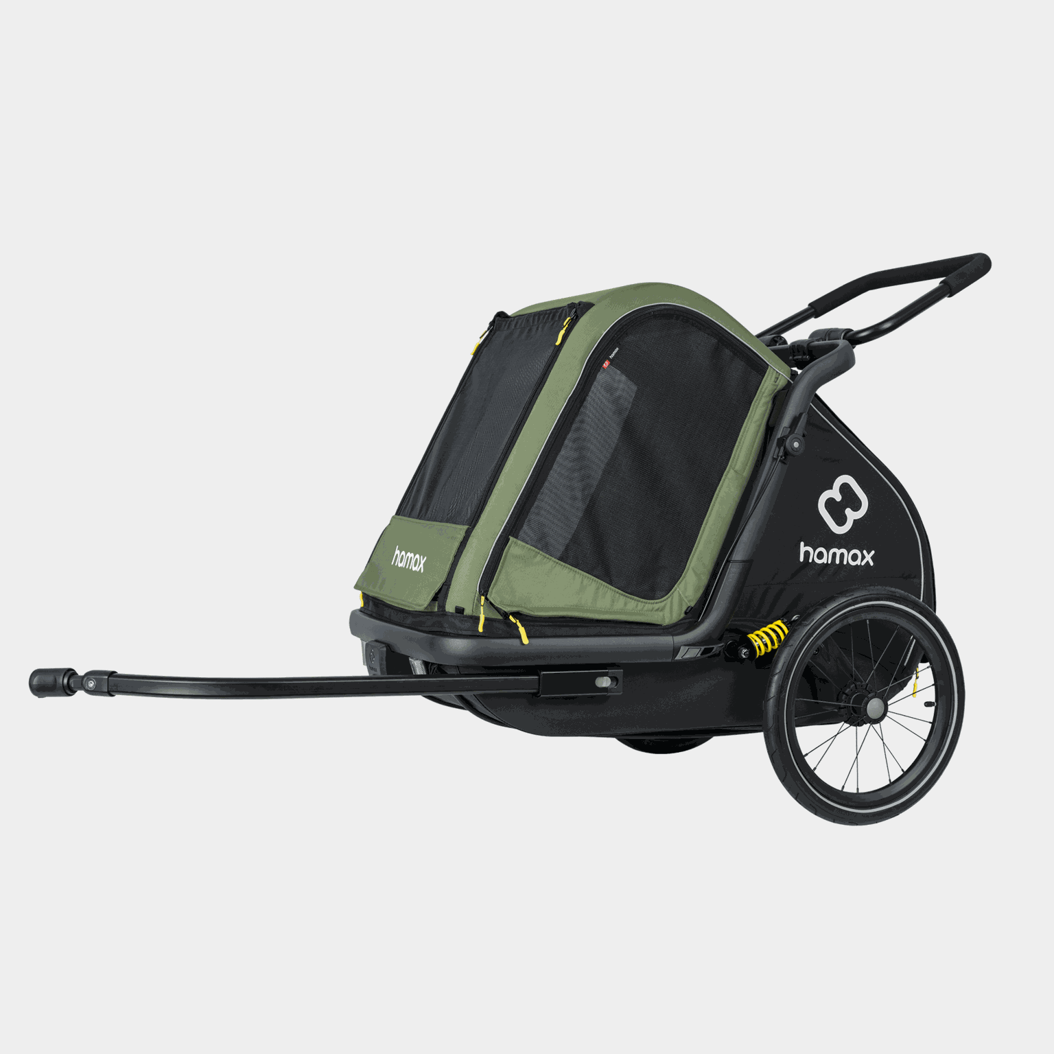  Wózek dziecięcy Pluto Medium Dog – zielony