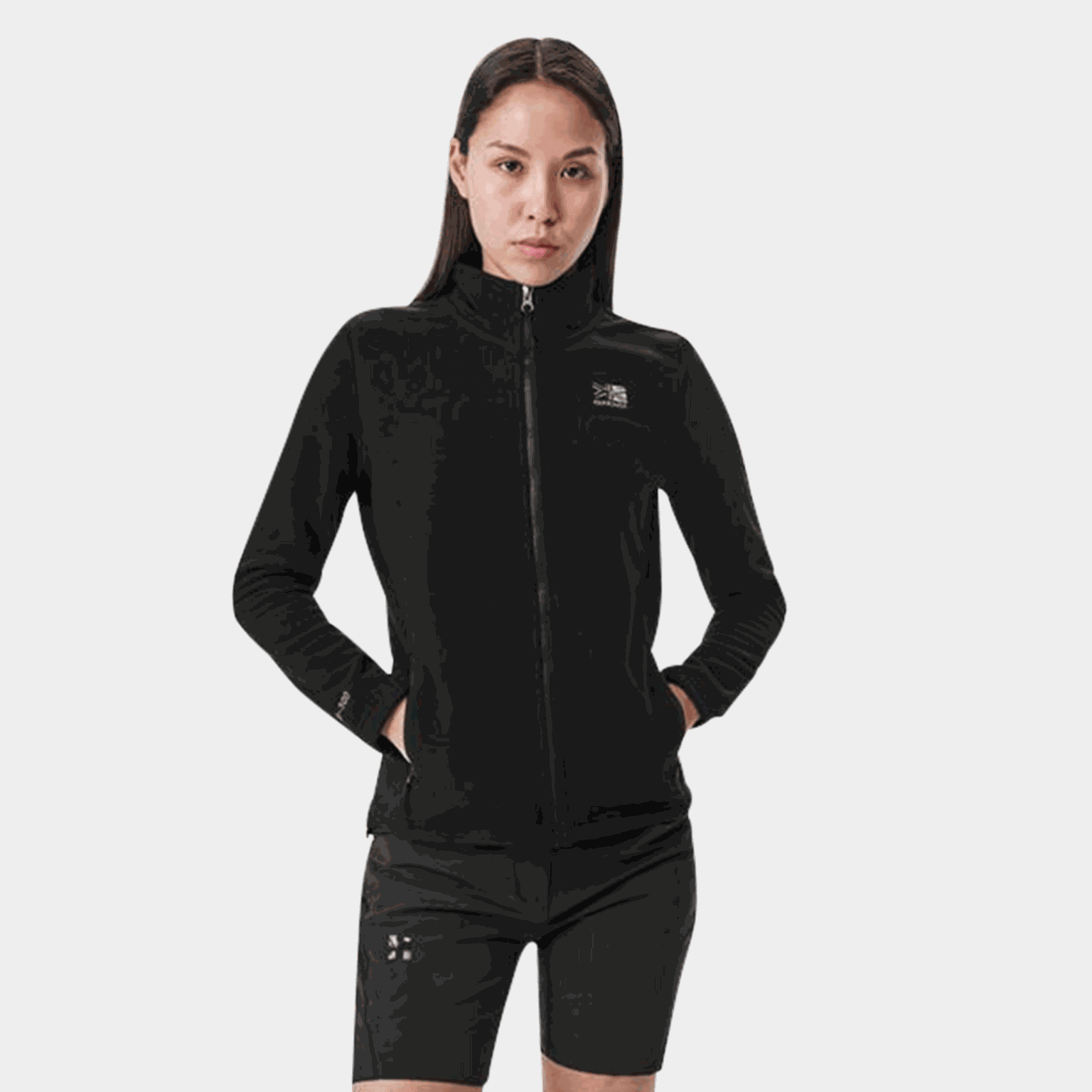  Jaqueta de lã Karrimor Ld00, preta