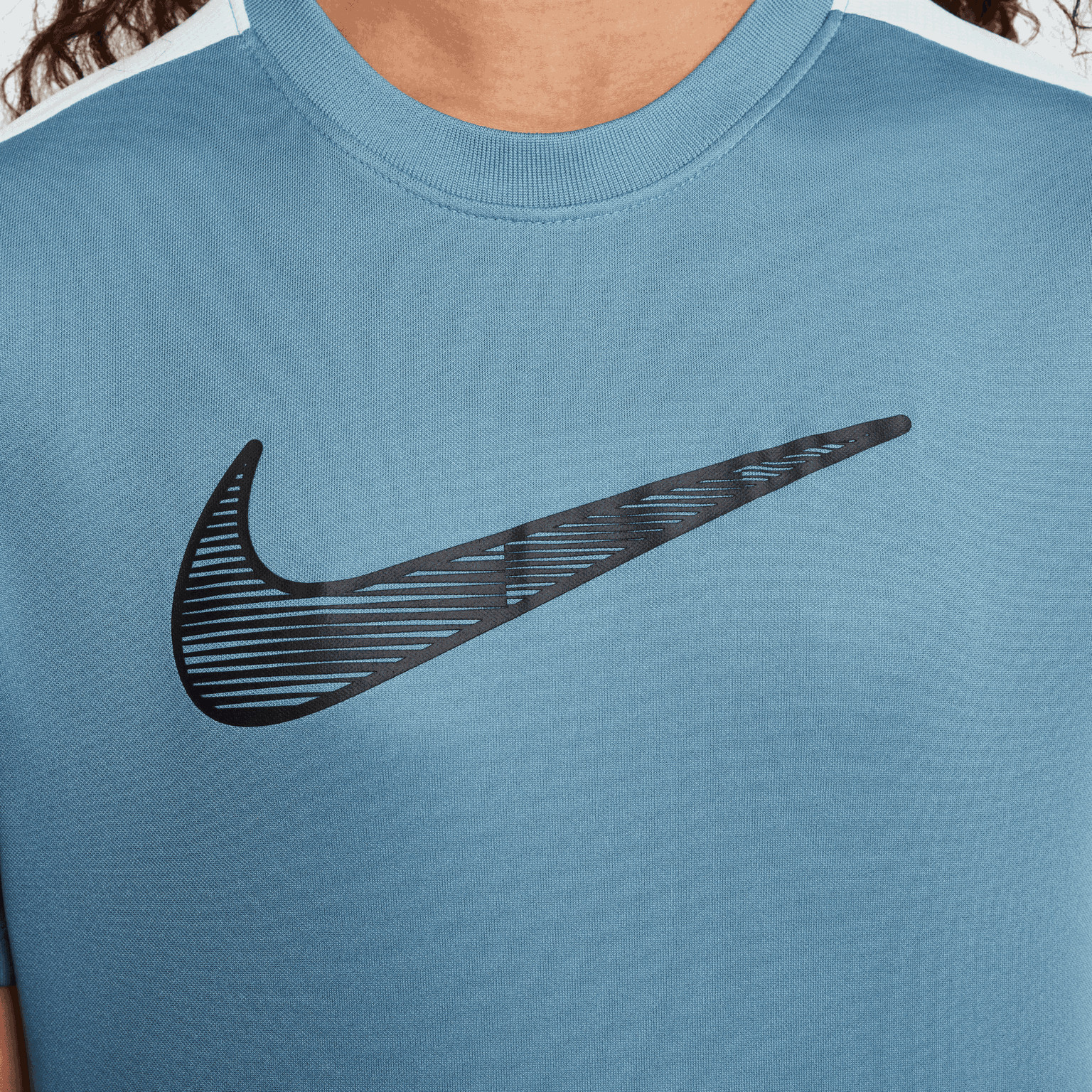  Camiseta de manga curta Trophy23 Dri-FIT para meninos e meninas - Azul