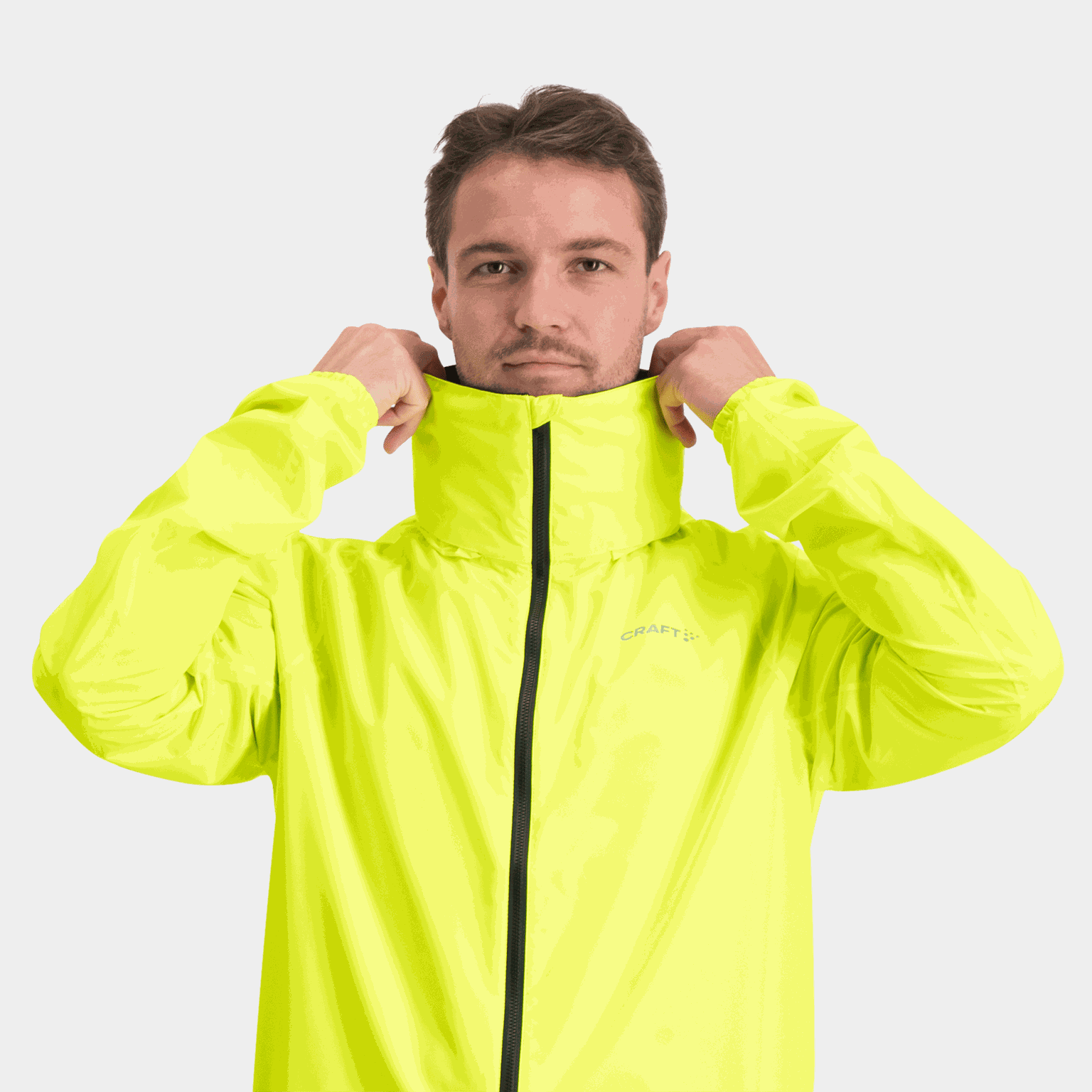  Kurtka rowerowa Commuter Hydro Jacket 25 wodoodporna – żółta