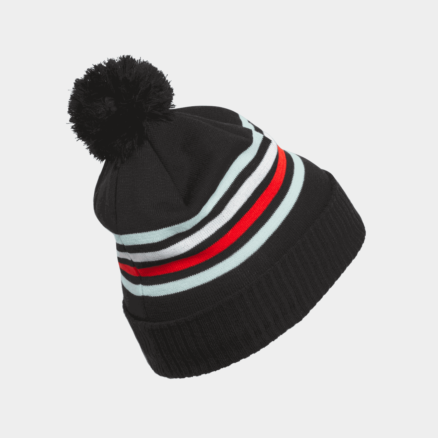 Boné de golfe masculino com borla - preto