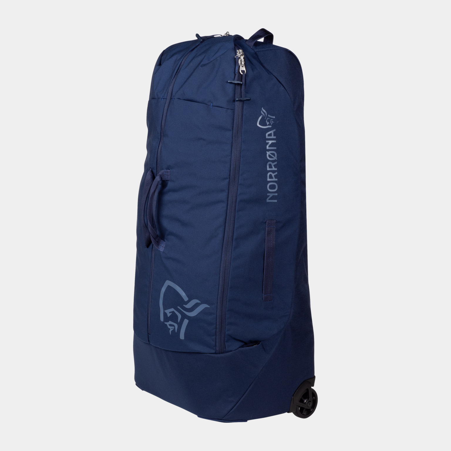  Norrøna 120 liter trolleytas, blauw.