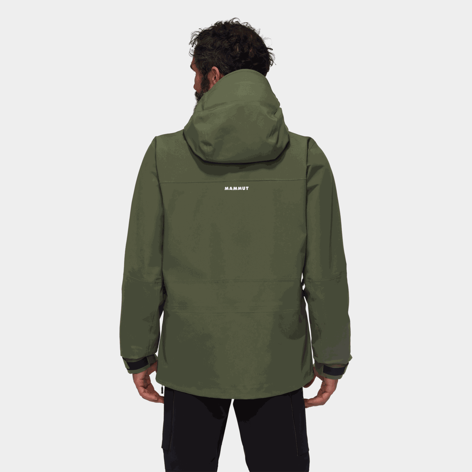  Lyžařská bunda Stoney HS Alpine s kapucí, velikost M (24/25), pánská - černá