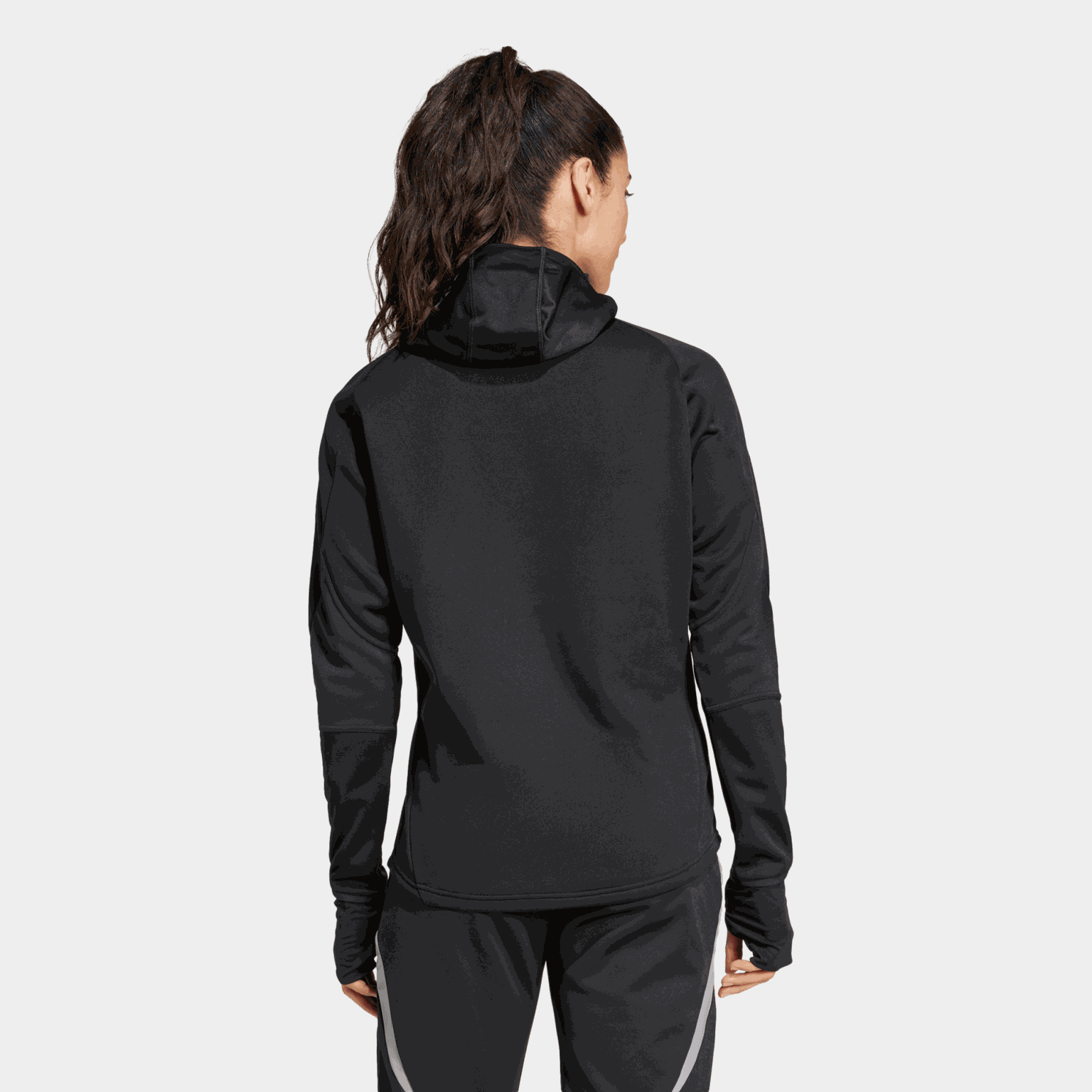  Camisa de futebol de inverno feminina Tiro24 Competition - preta