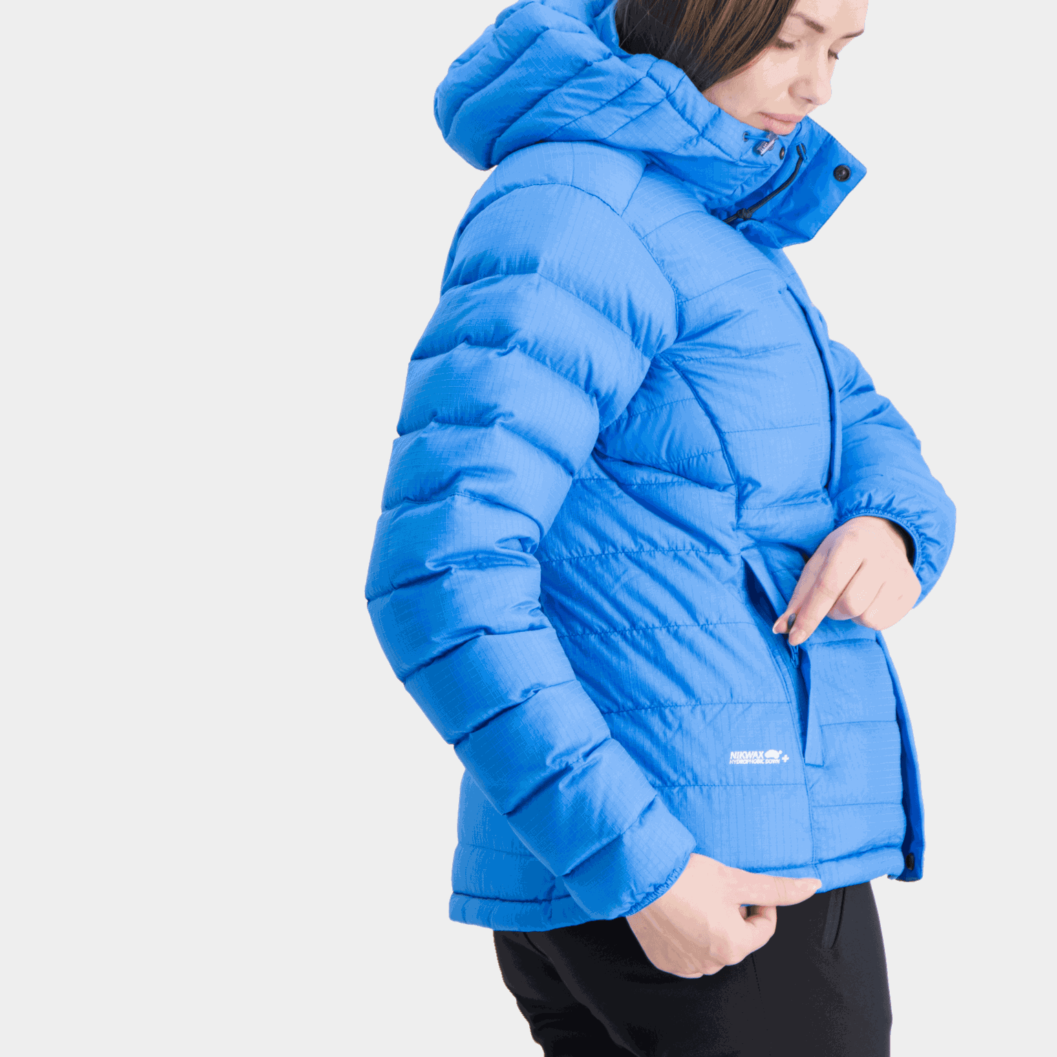 Reliable Down Hood, dunjakke dame - Blå