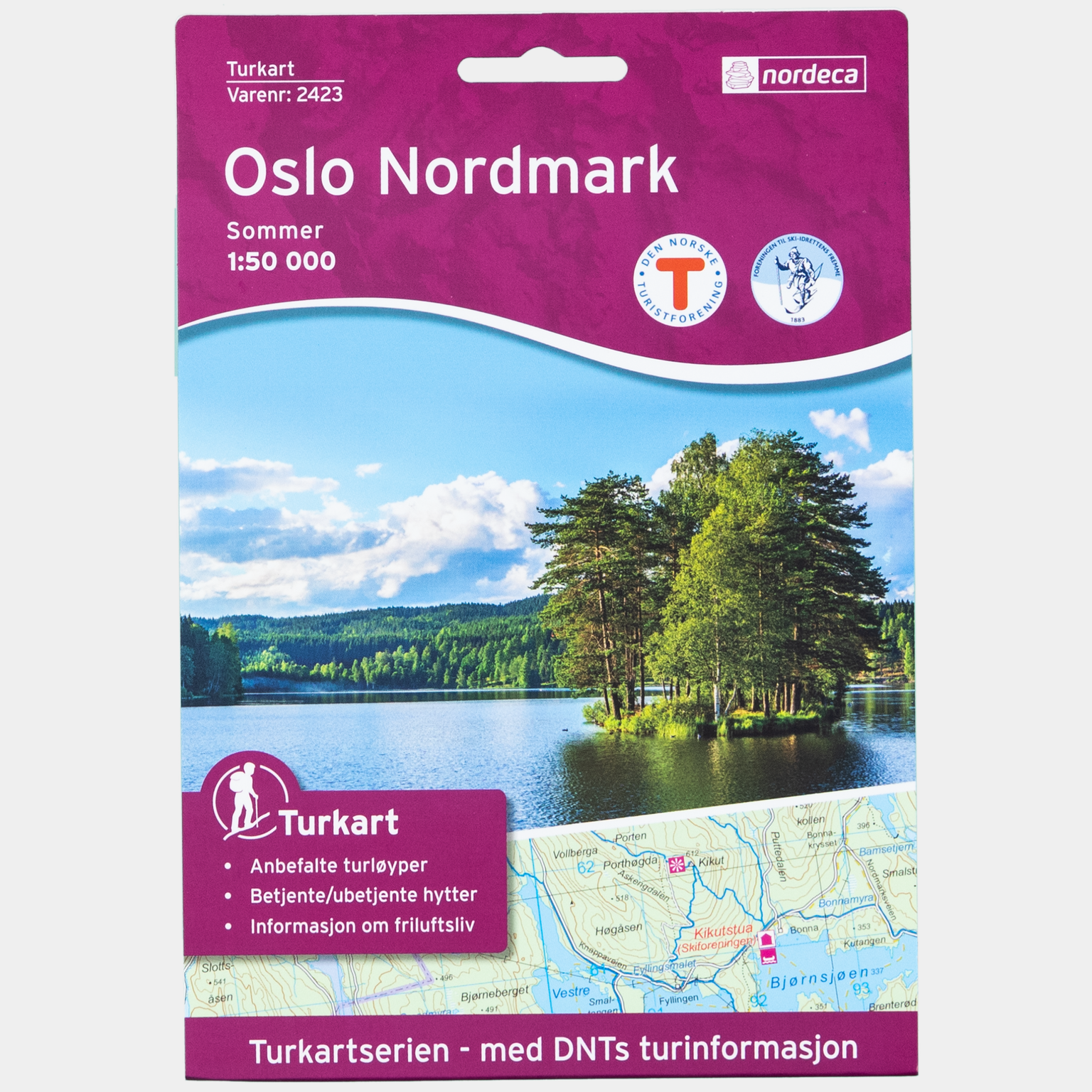 OSLO NORDMARK SOMMER 1:50 000 -