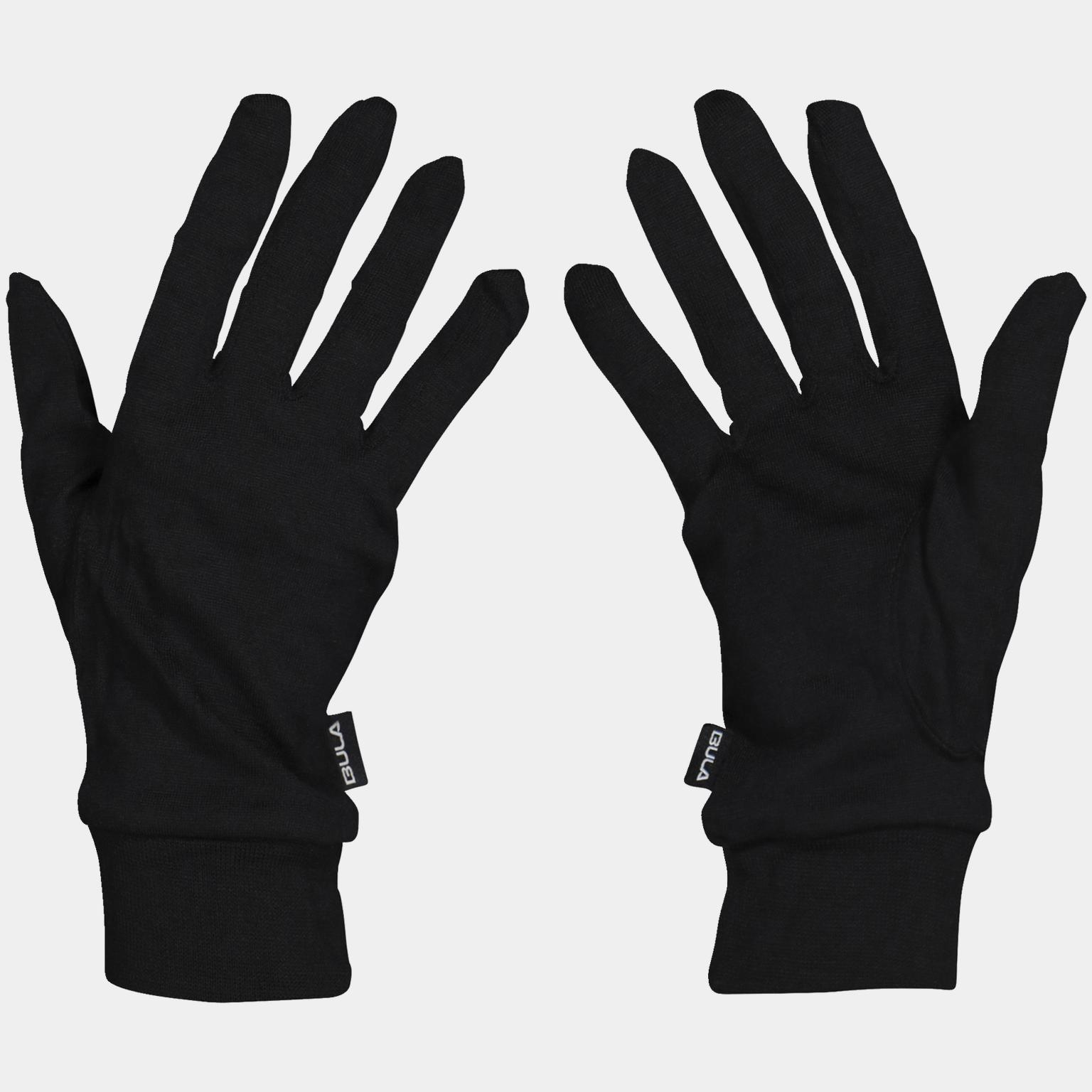  Wełniane rękawiczki alpejskie, rozmiar 22/23, unisex, wełniane – czarne