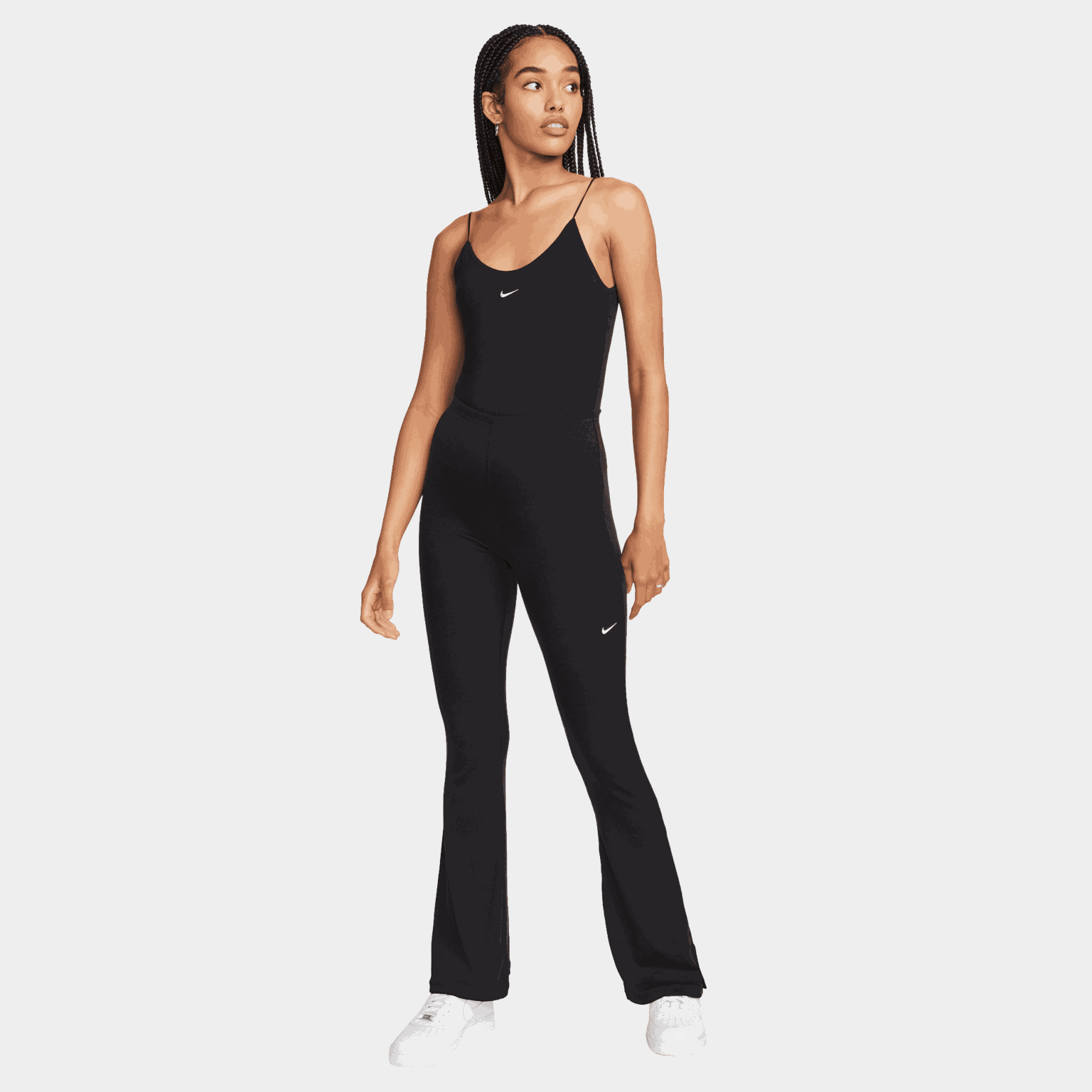 Chill Knit, leggings, dame - Svart