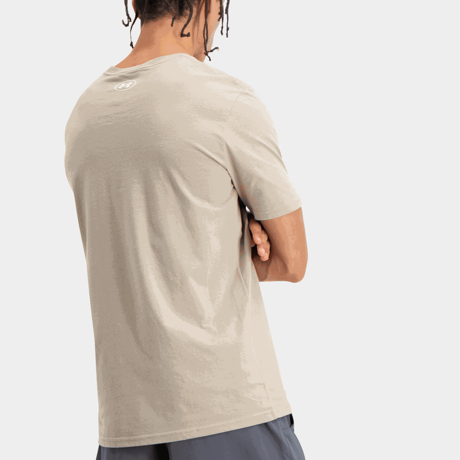 Heren sportshirt met korte mouwen en split op de linkerborst - groen