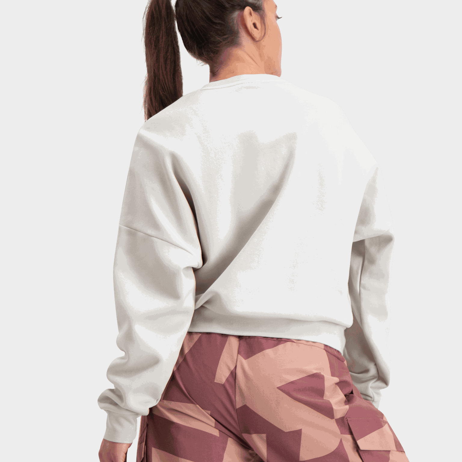  Feelcozy Essentials sweatshirt met klein logo voor dames