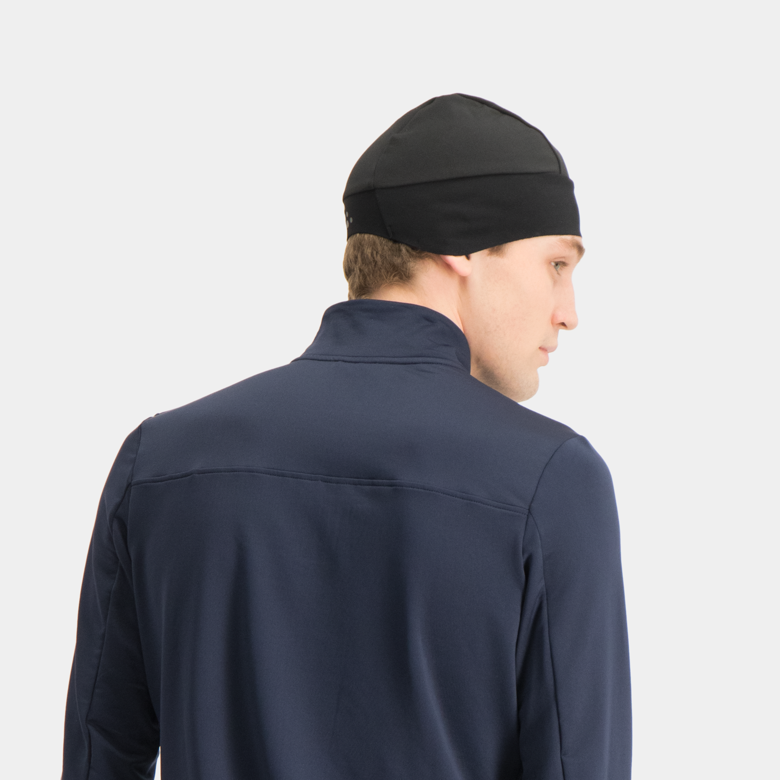  Czapka termiczna Adventure, czapka rowerowa, unisex - czarna