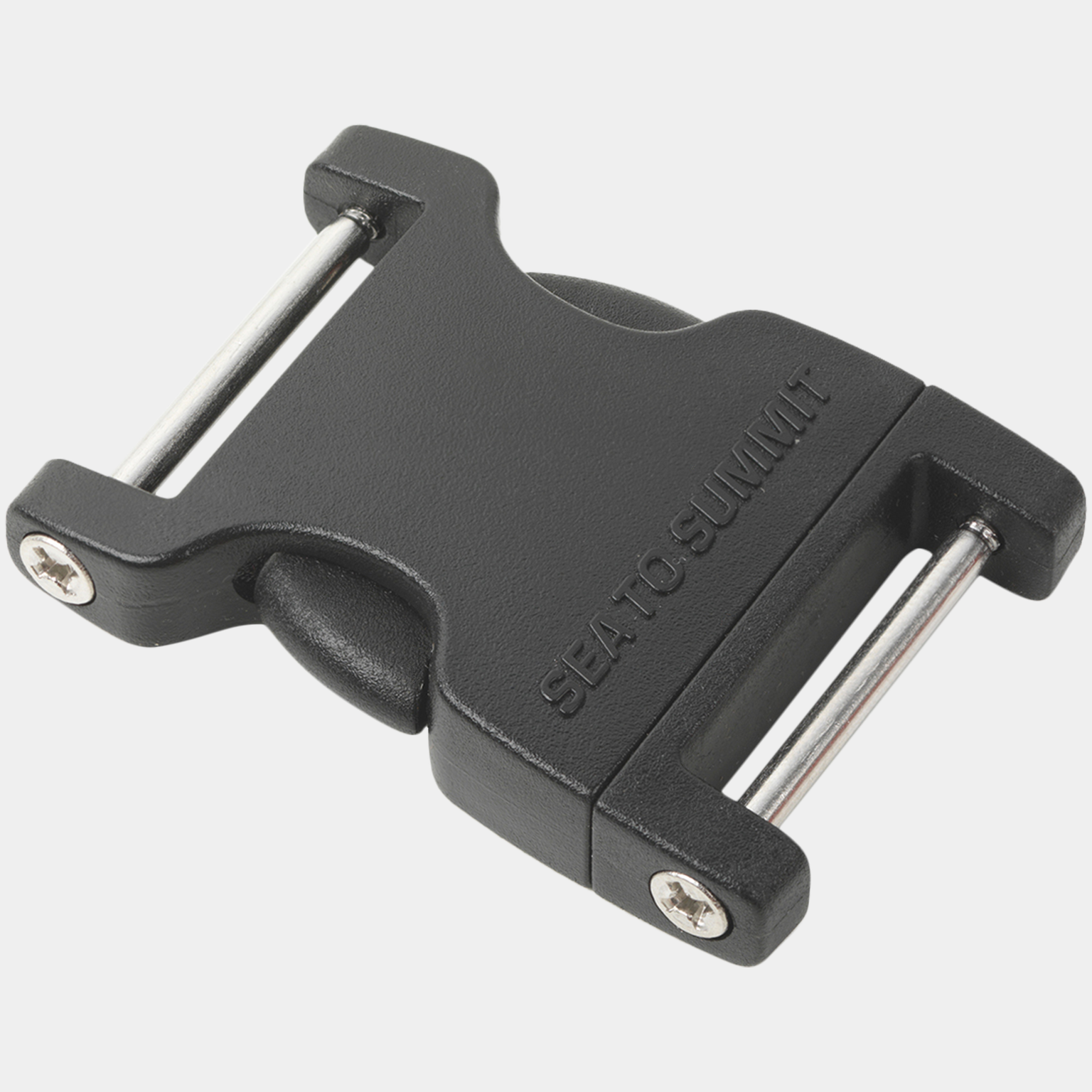 Buckle 20mm Side Release 2 Pin Black - Svart