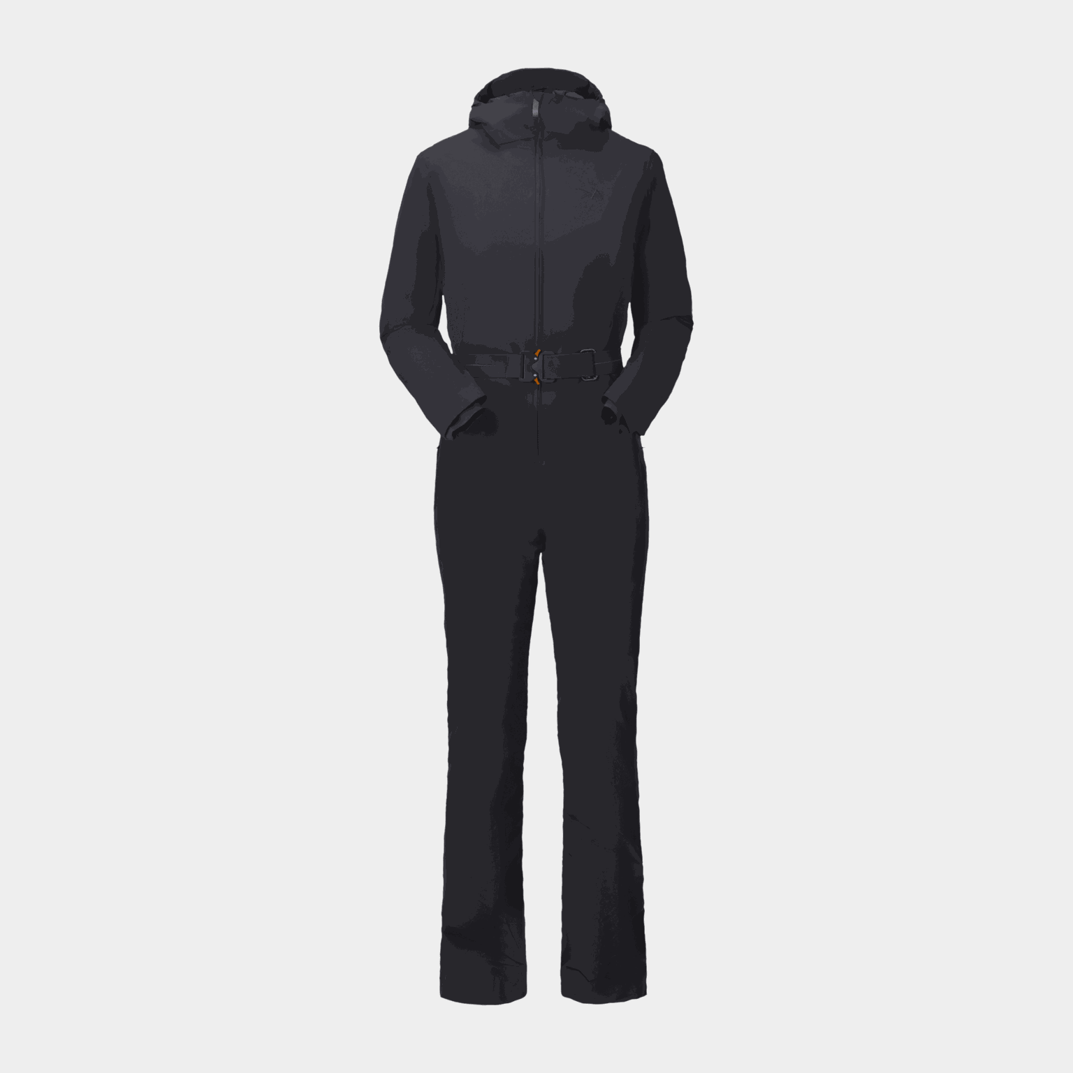 Macacão de esqui feminino Curve Stretch - preto