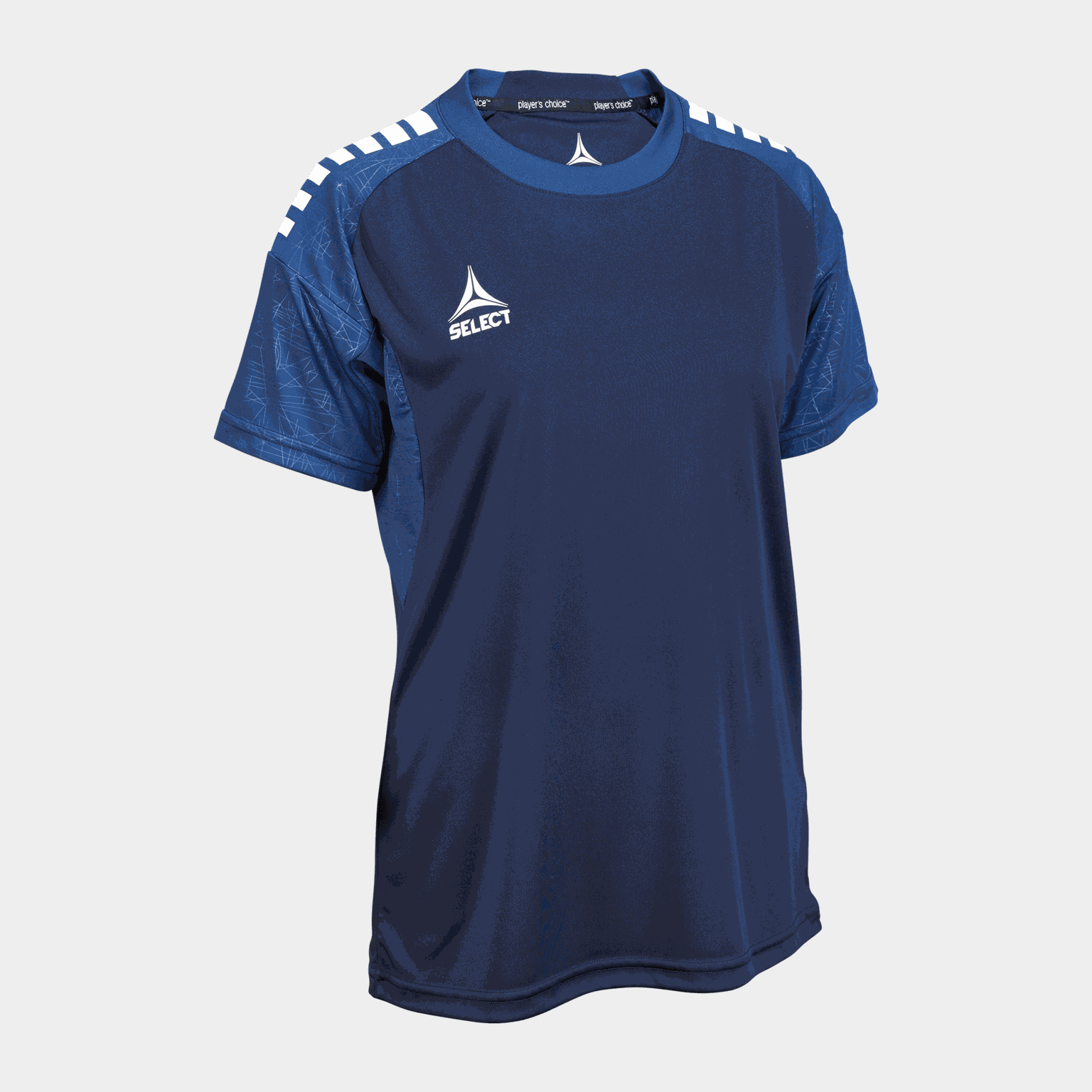 Camisa de manga curta da seleção espanhola feminina sub-25 e camisa de jogo.