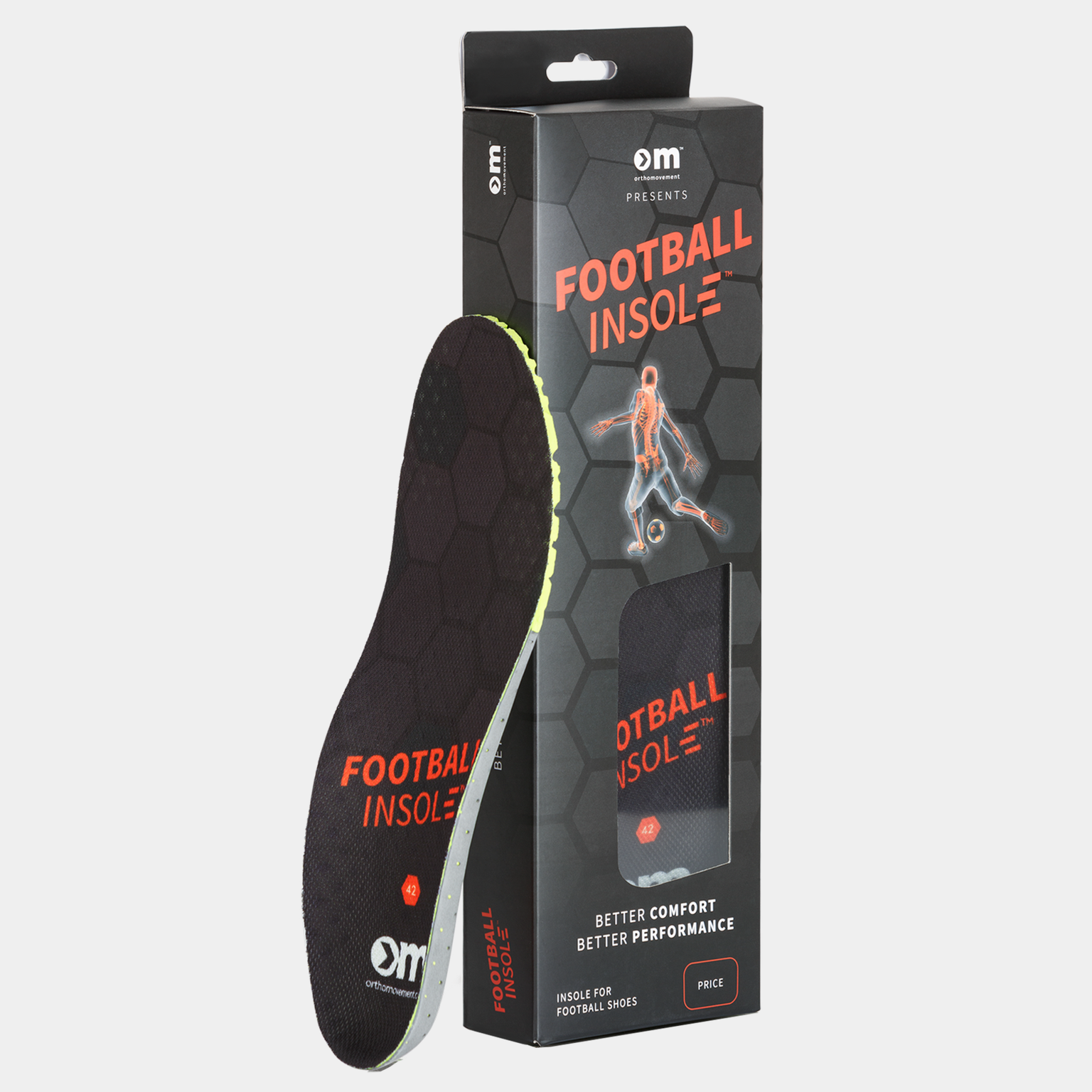  Inlegzool voor voetbalschoenen, inlegzool voor voetbalschoenen – zwart