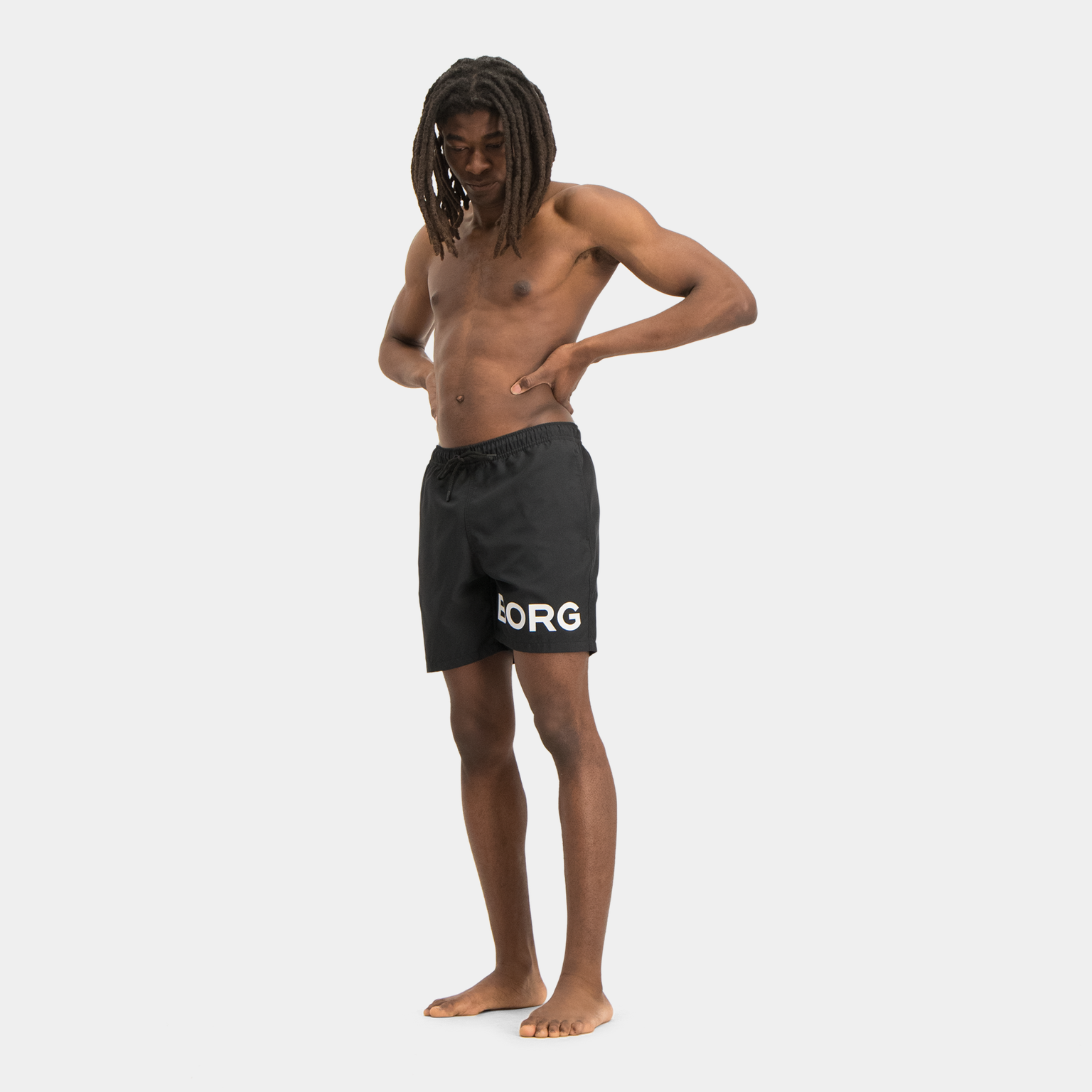  Bermudashorts voor heren, zwart.