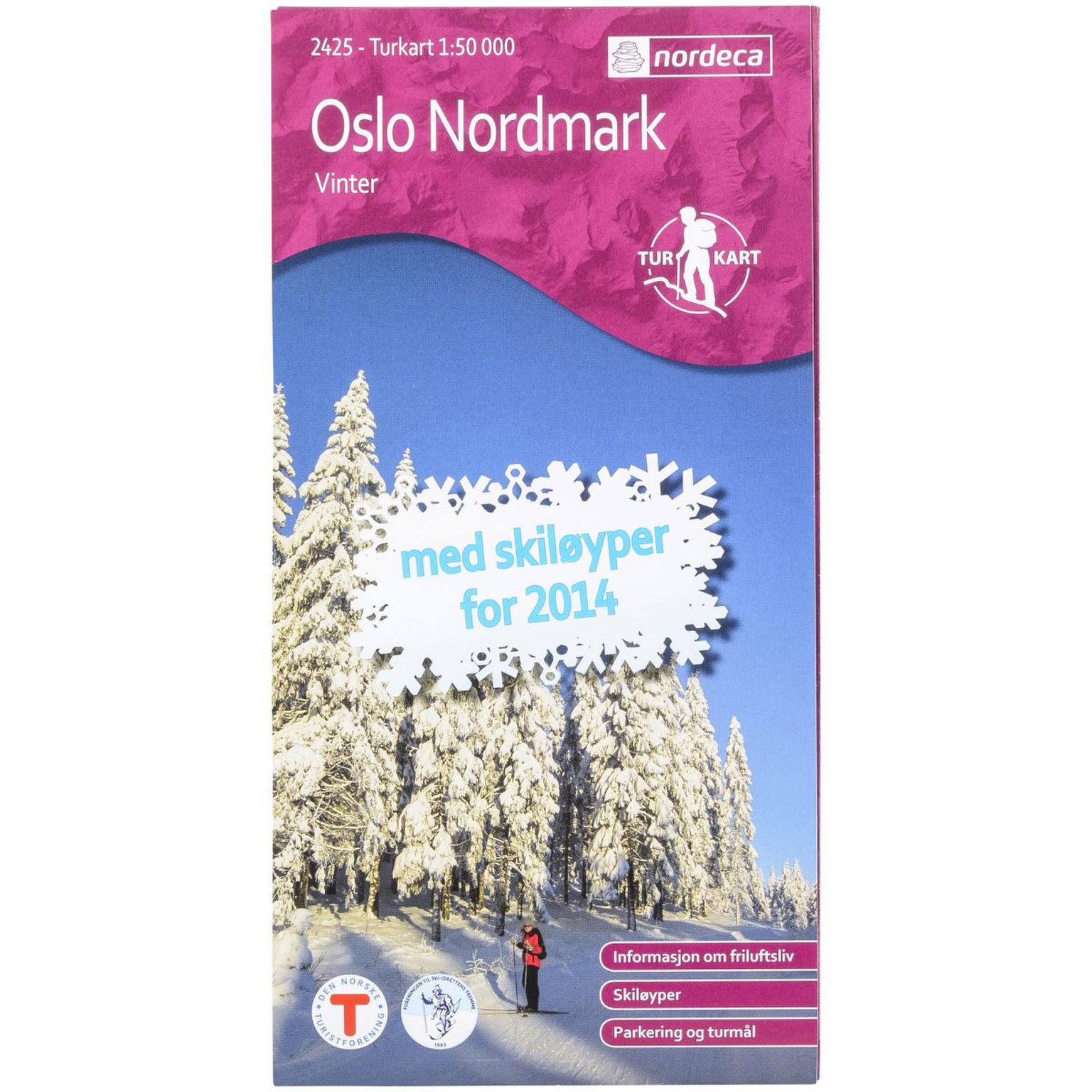  OSLO NORDMARK ZIMA 1:50 000 -