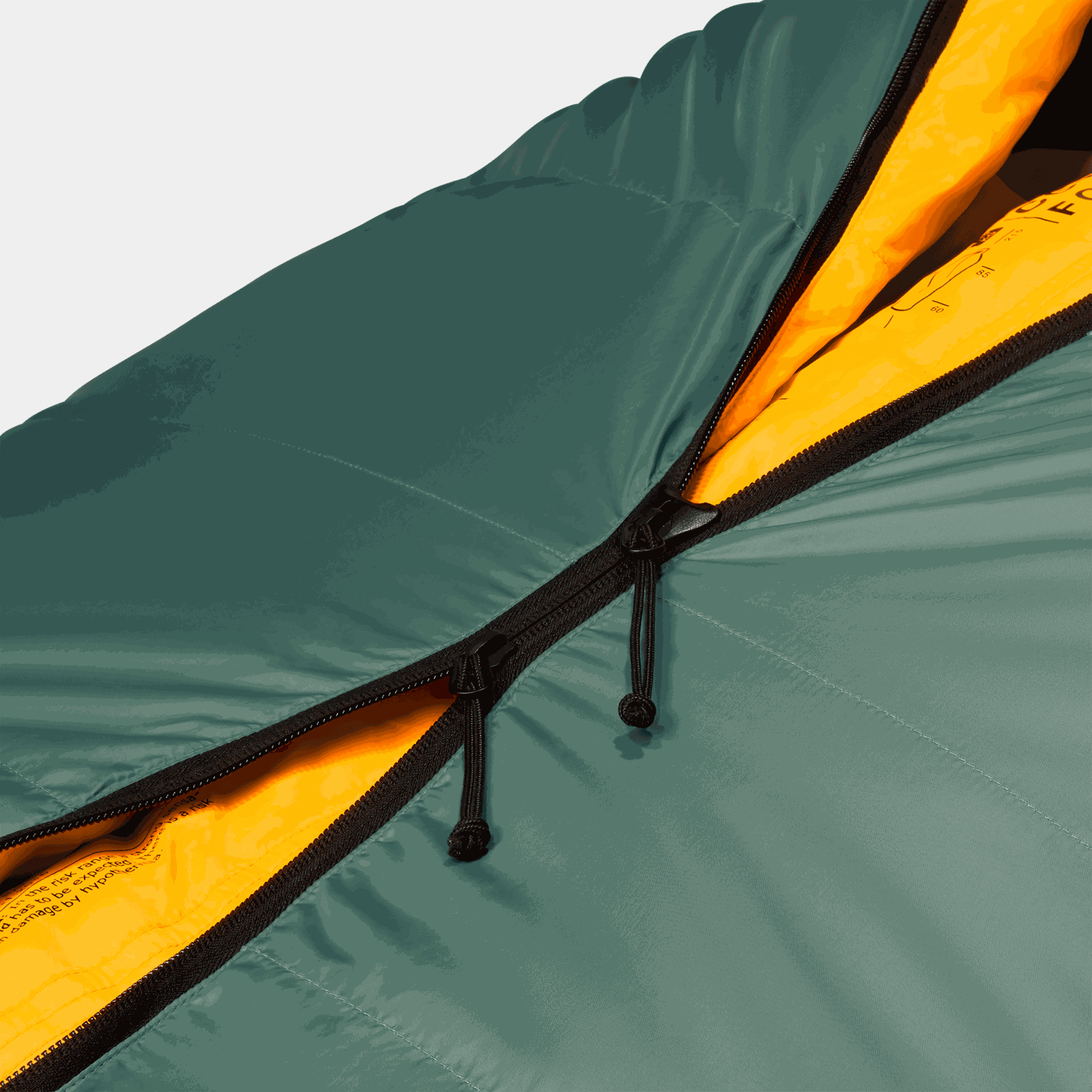  Ανδρικός υπνόσακος Comfort Fiber -5°C - πράσινος
