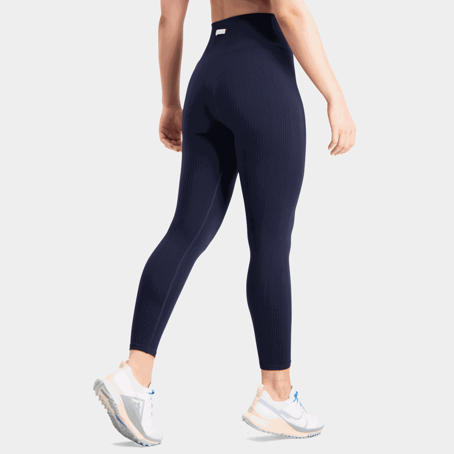  Leggings sans coutures et légers, leggings de sport, femme – bleu foncé