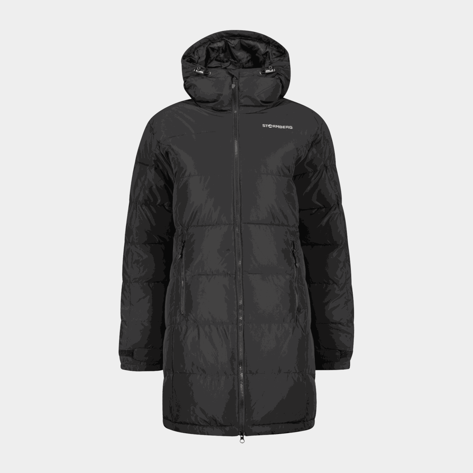  Parka feminina Falun com isolamento térmico - preta